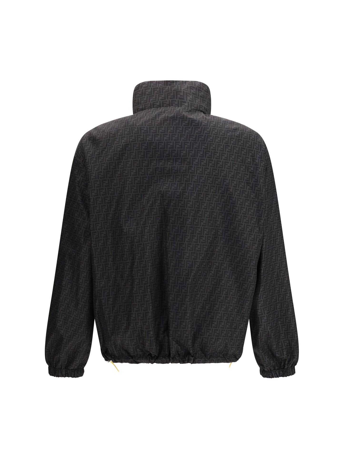 Fendi Men Ff Jacquard Zipped Reversible Windbreaker FENDI