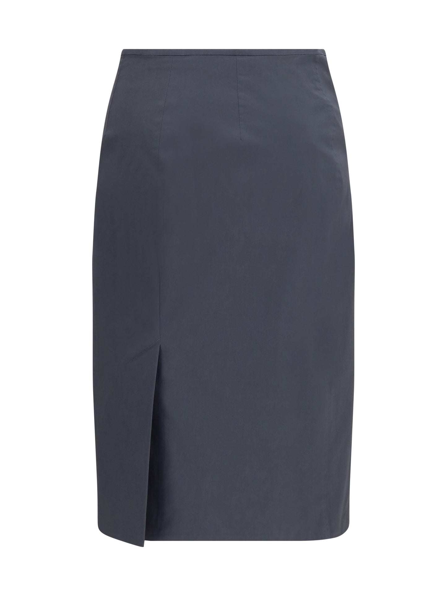 Miu Miu Women Stretch Cotton-Blend Midi Skirt MIU MIU