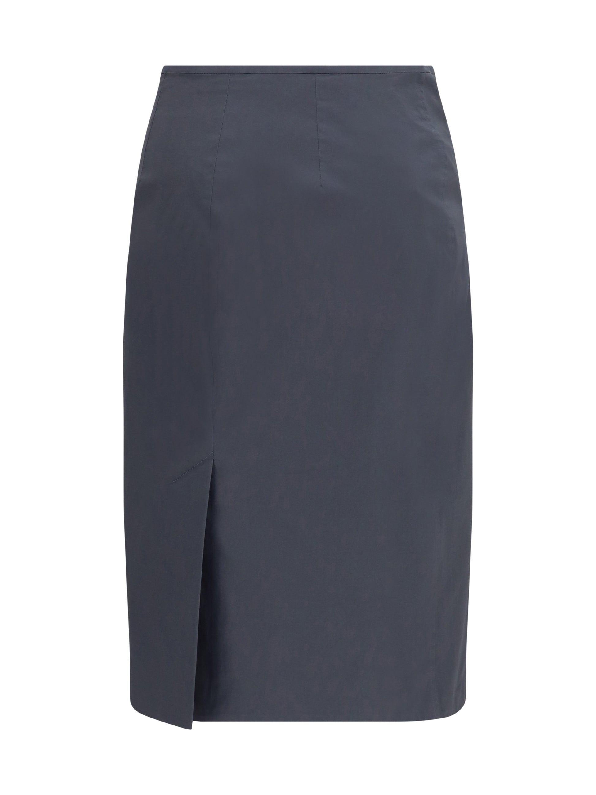 Miu Miu Women Stretch Cotton-Blend Midi Skirt MIU MIU