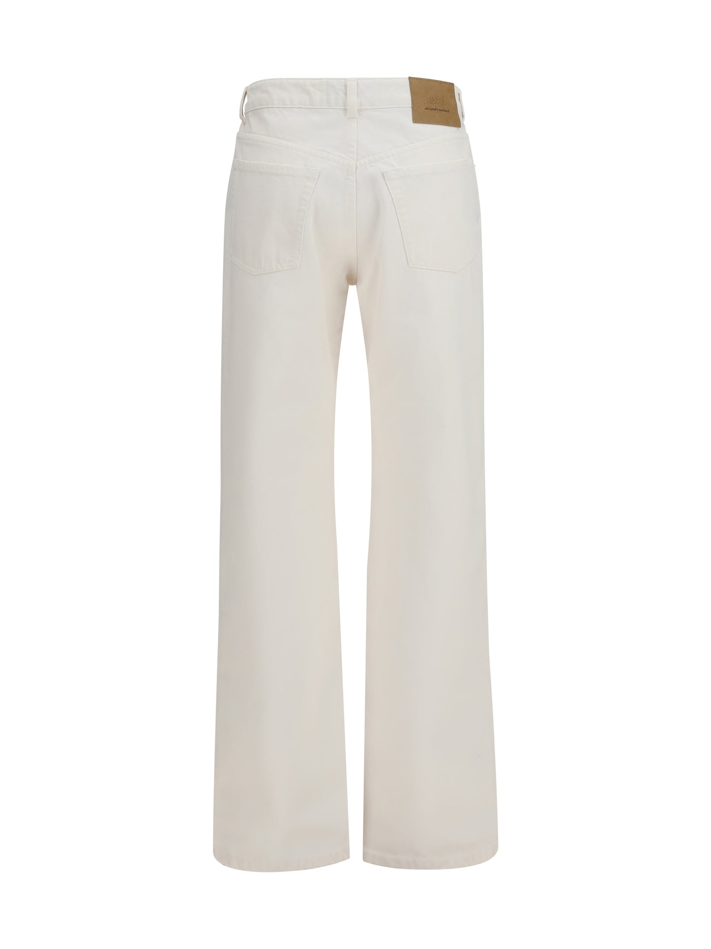 Ami Paris Women High-Rise Straight-Leg Jeans In Cotton AMI PARIS