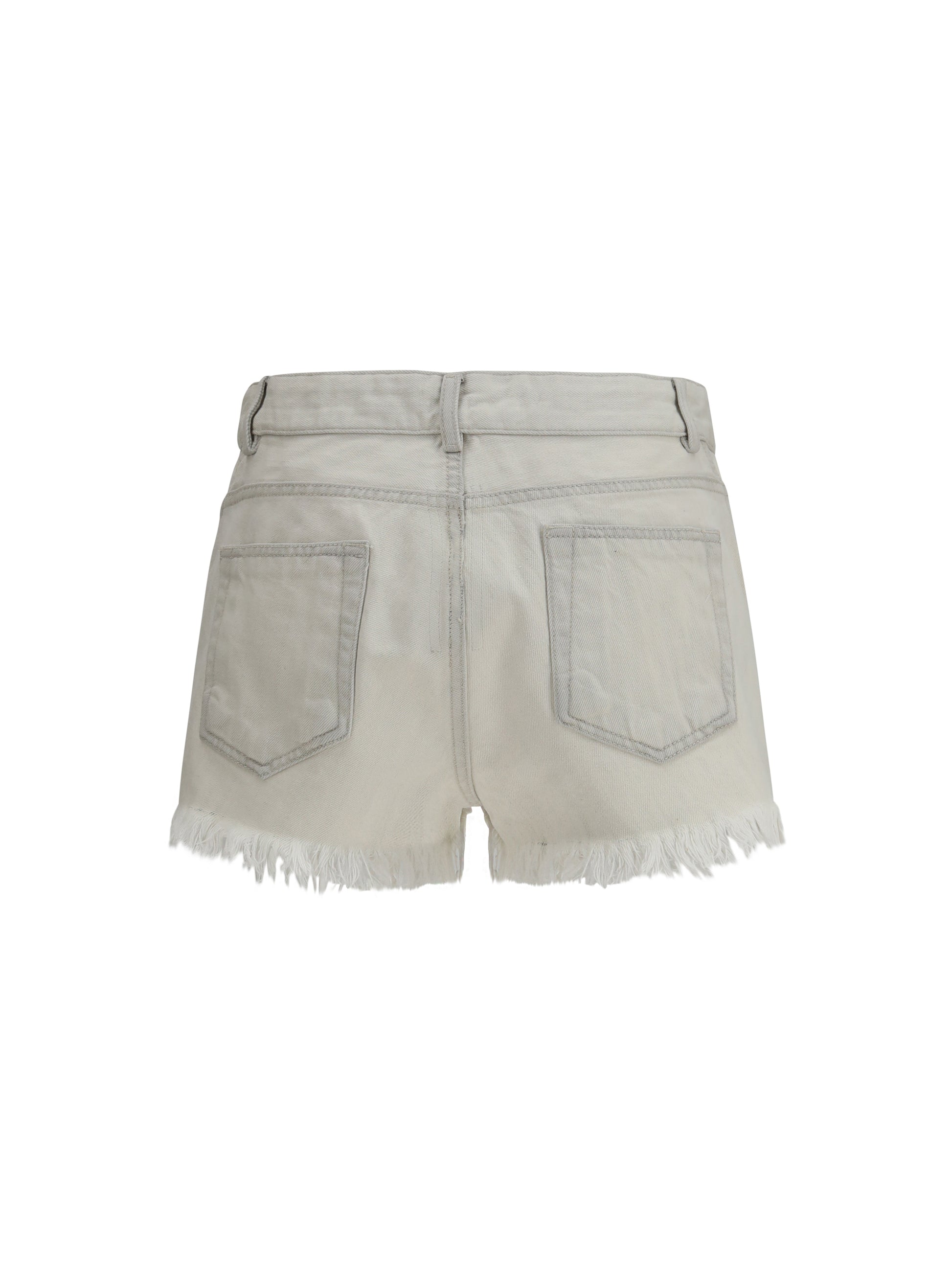 Rick Owens Women Shorts Temple Bias Cutoffs In Denim RICK OWENS
