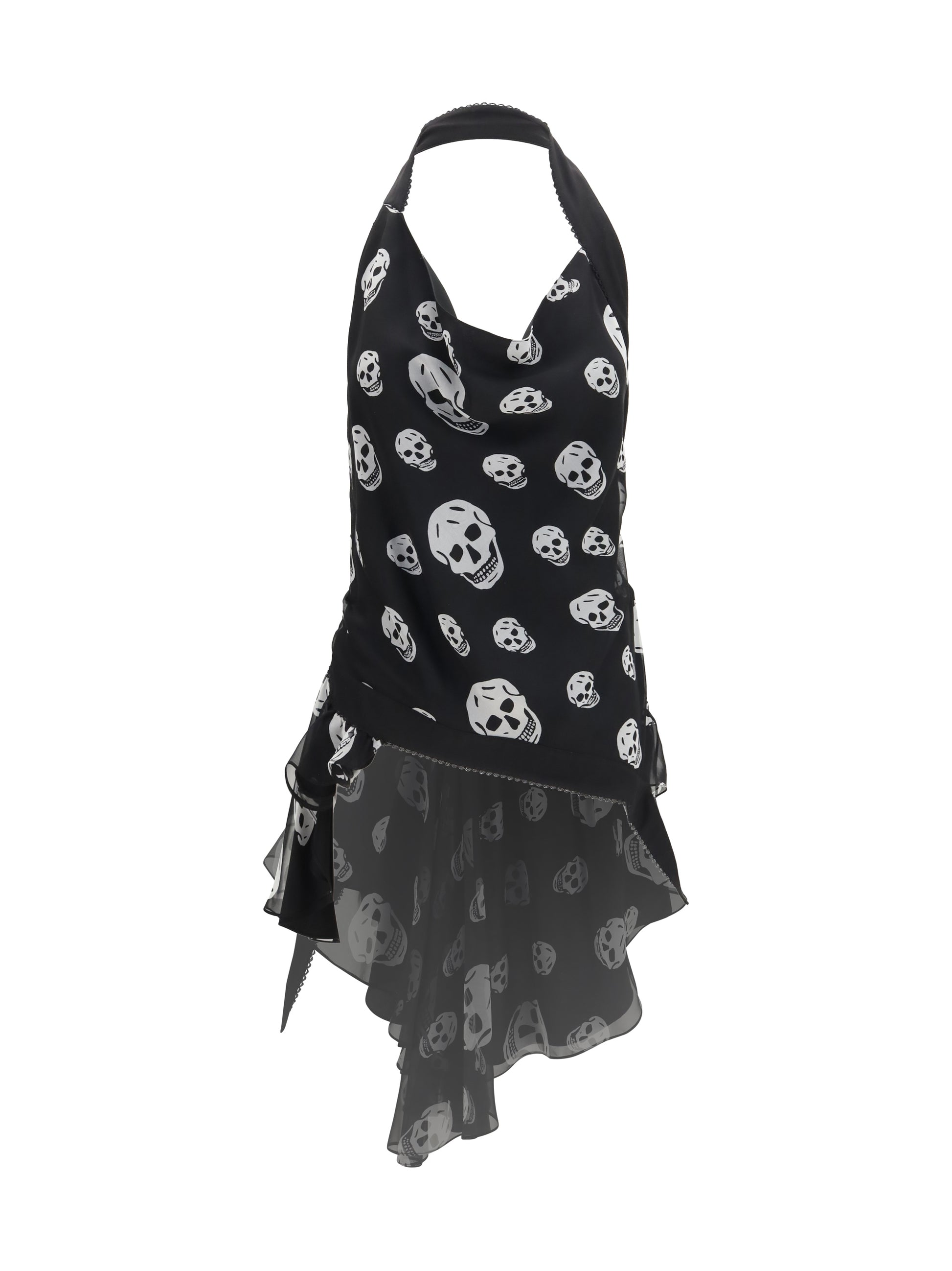 Alexander Mcqueen Women Halter Silk Top ALEXANDER MCQUEEN