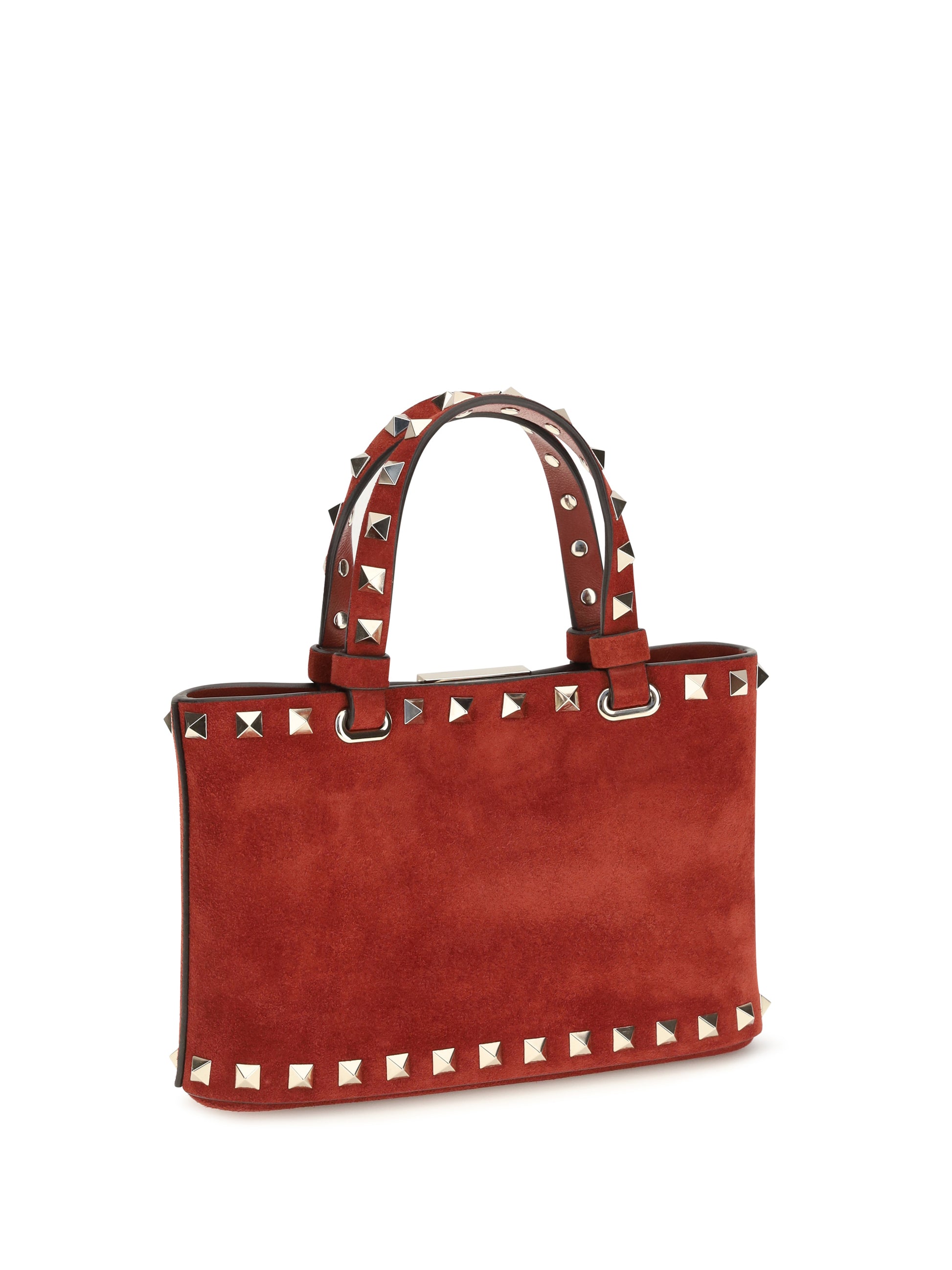 Valentino Garavani Women Suede Rockstud Mini Handbag VALENTINO GARAVANI