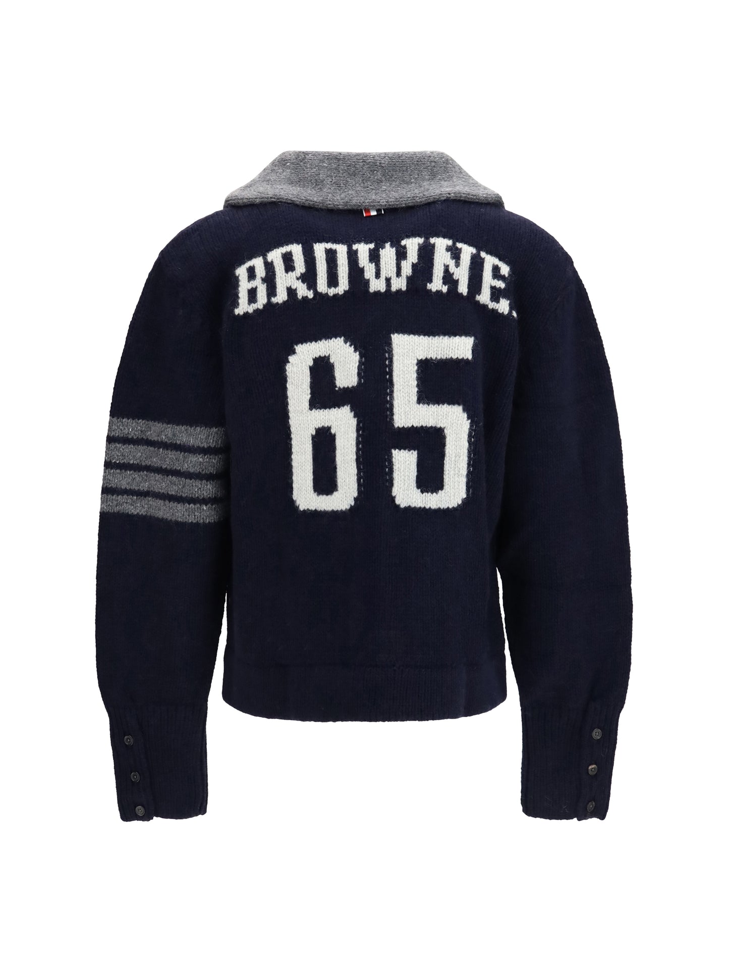 Thom Browne Men Browne 65 Hooded Jersey Cardigan THOM BROWNE