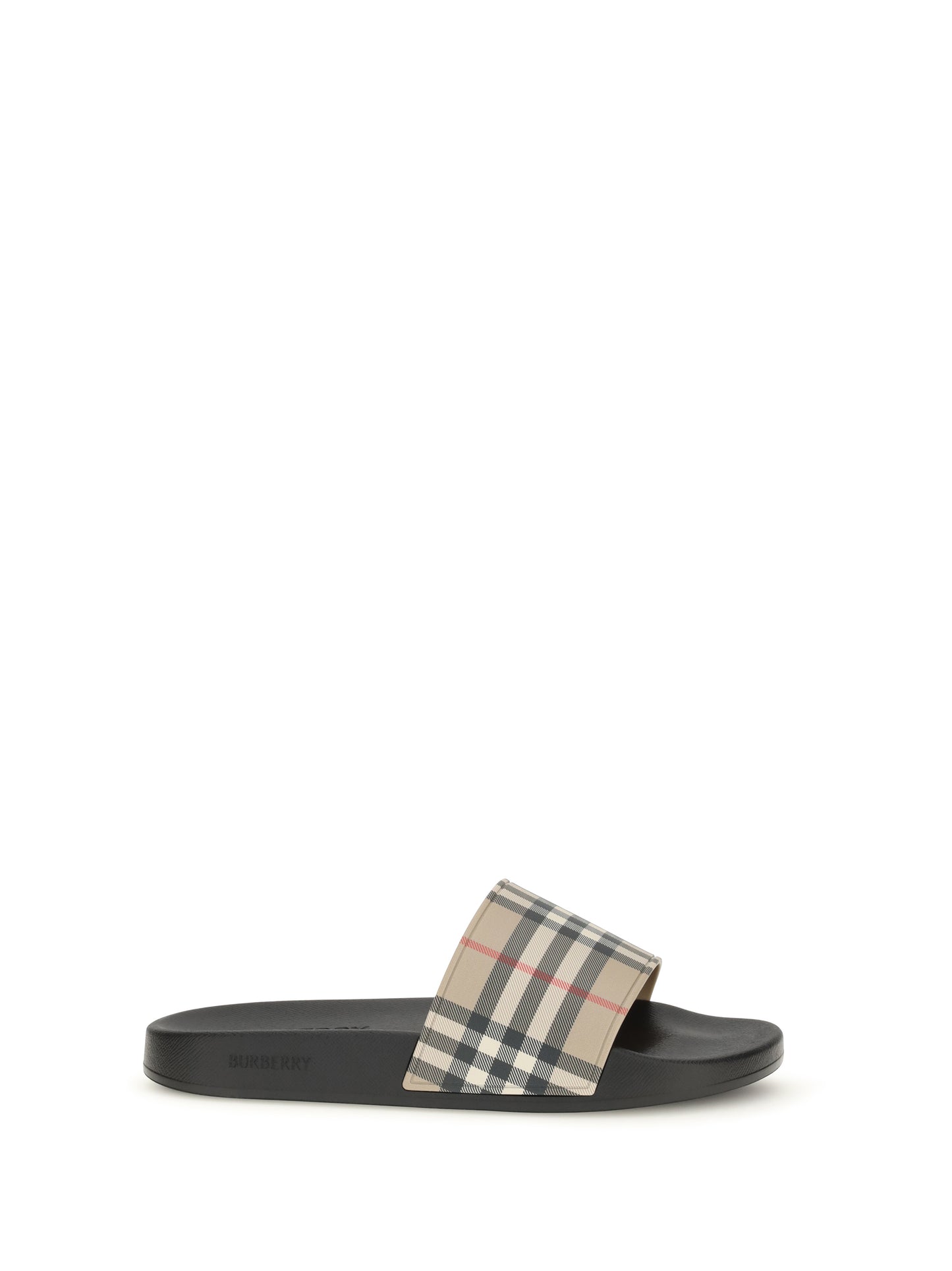 Burberry Men Check Slides BURBERRY