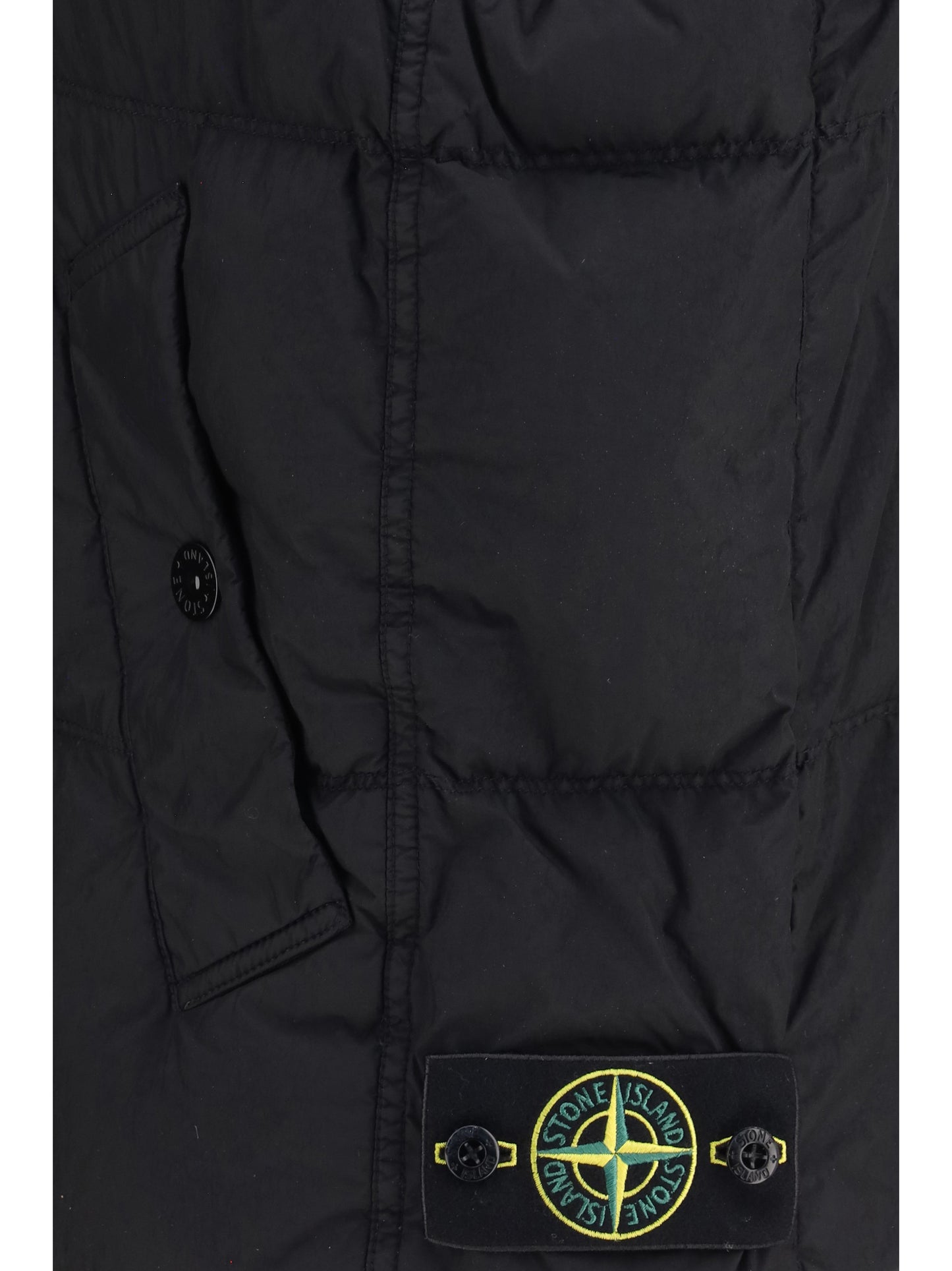 Stone Island Men Crinkle Reps Ny Padded Vest STONE ISLAND