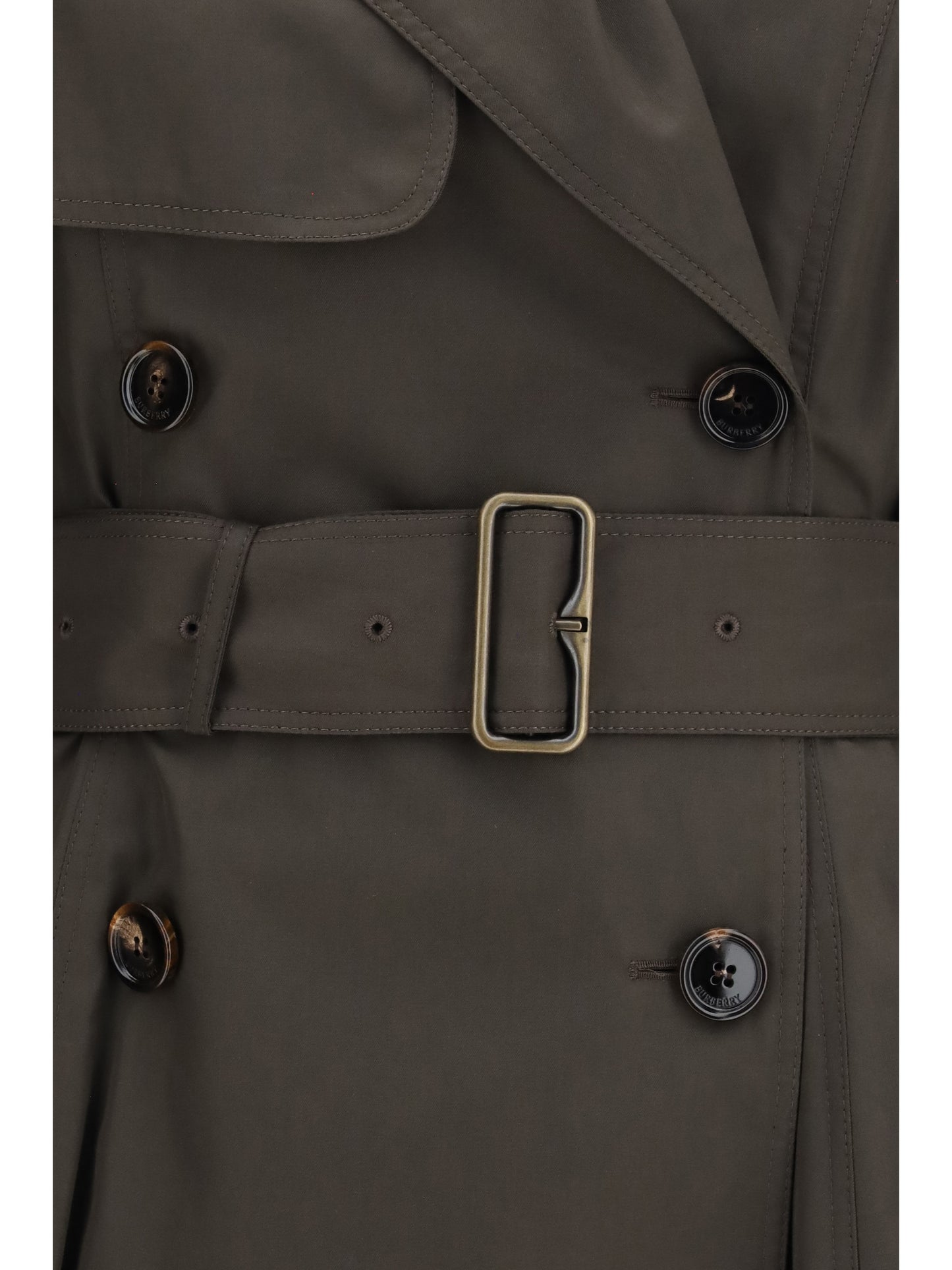Burberry Women Pembury Cotton Gabardine Trench Coat BURBERRY
