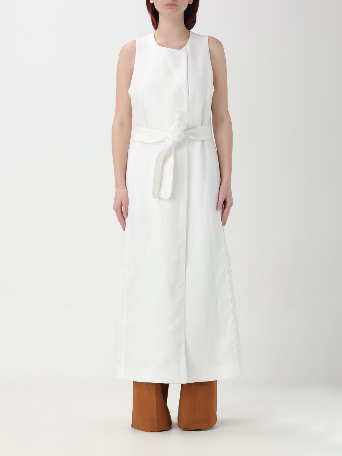 Max Mara Waistcoat Woman White MAX MARA