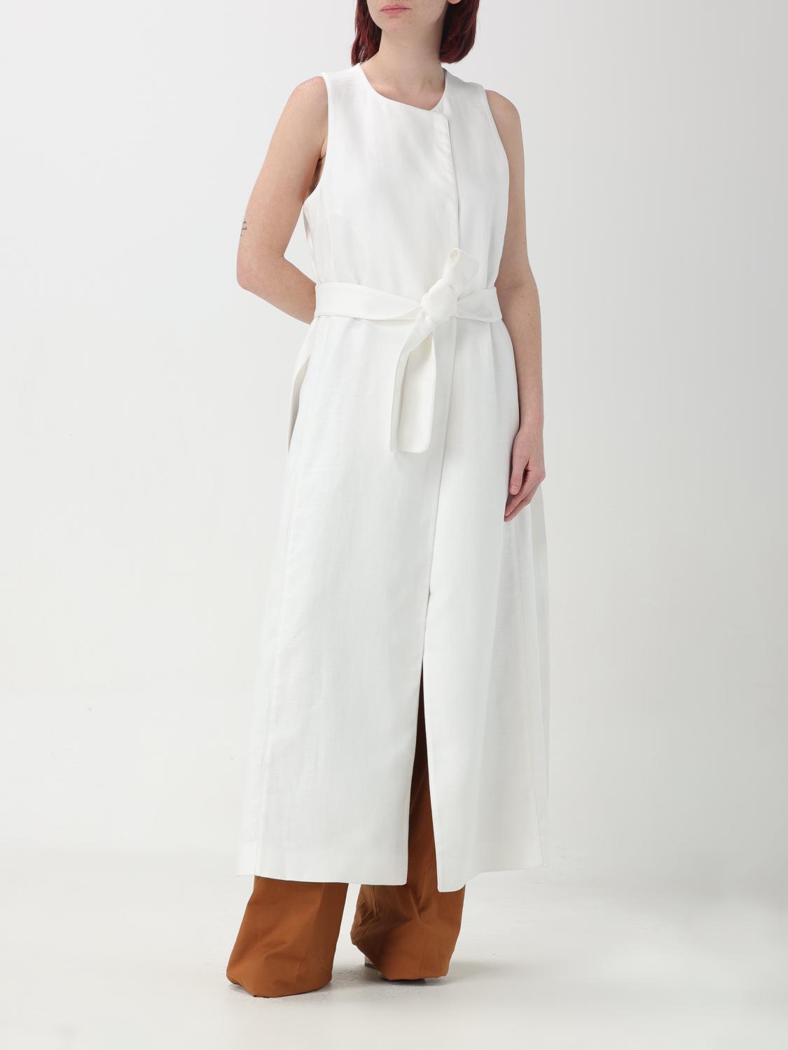 Max Mara Waistcoat Woman White MAX MARA