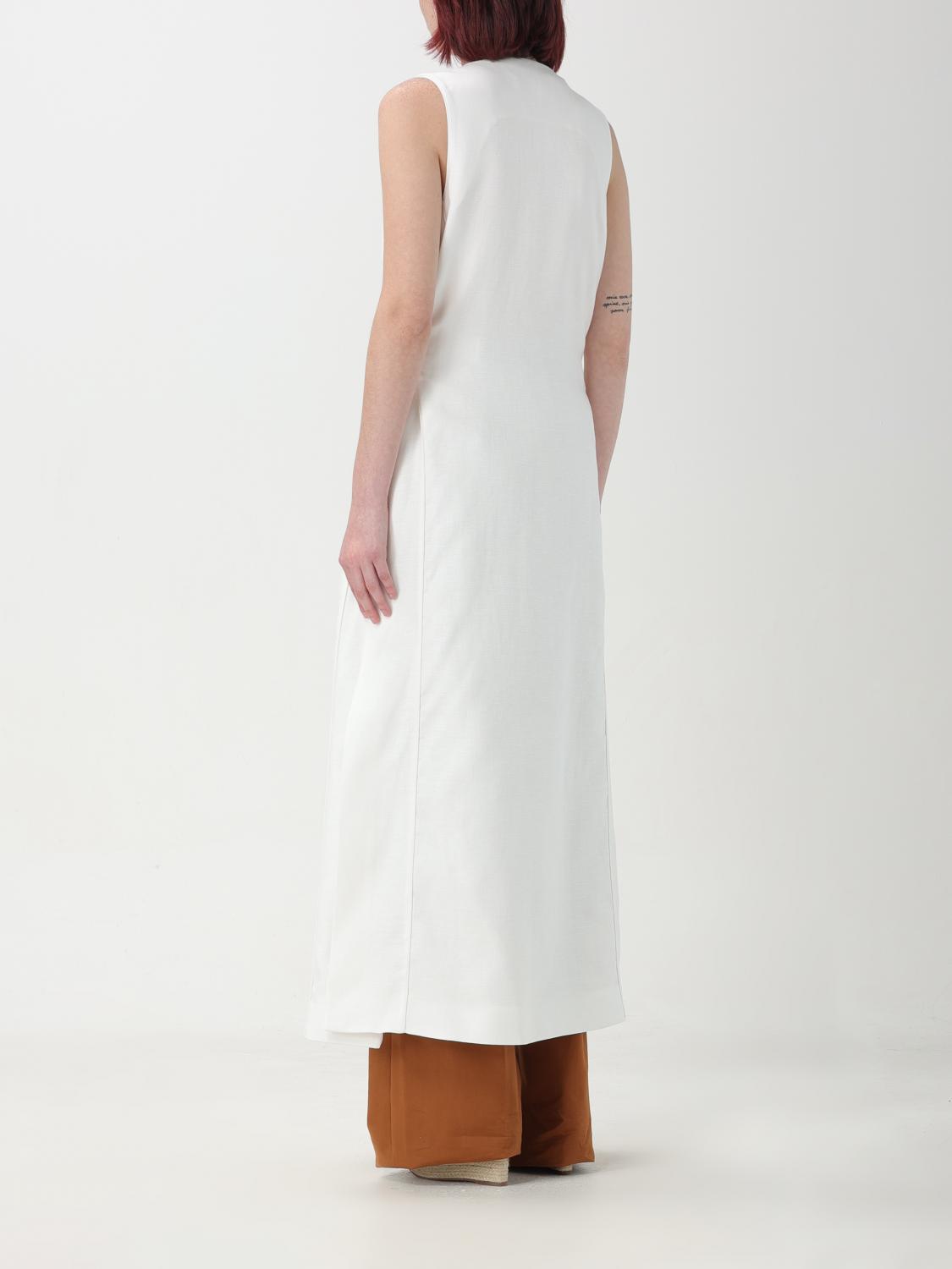 Max Mara Waistcoat Woman White MAX MARA