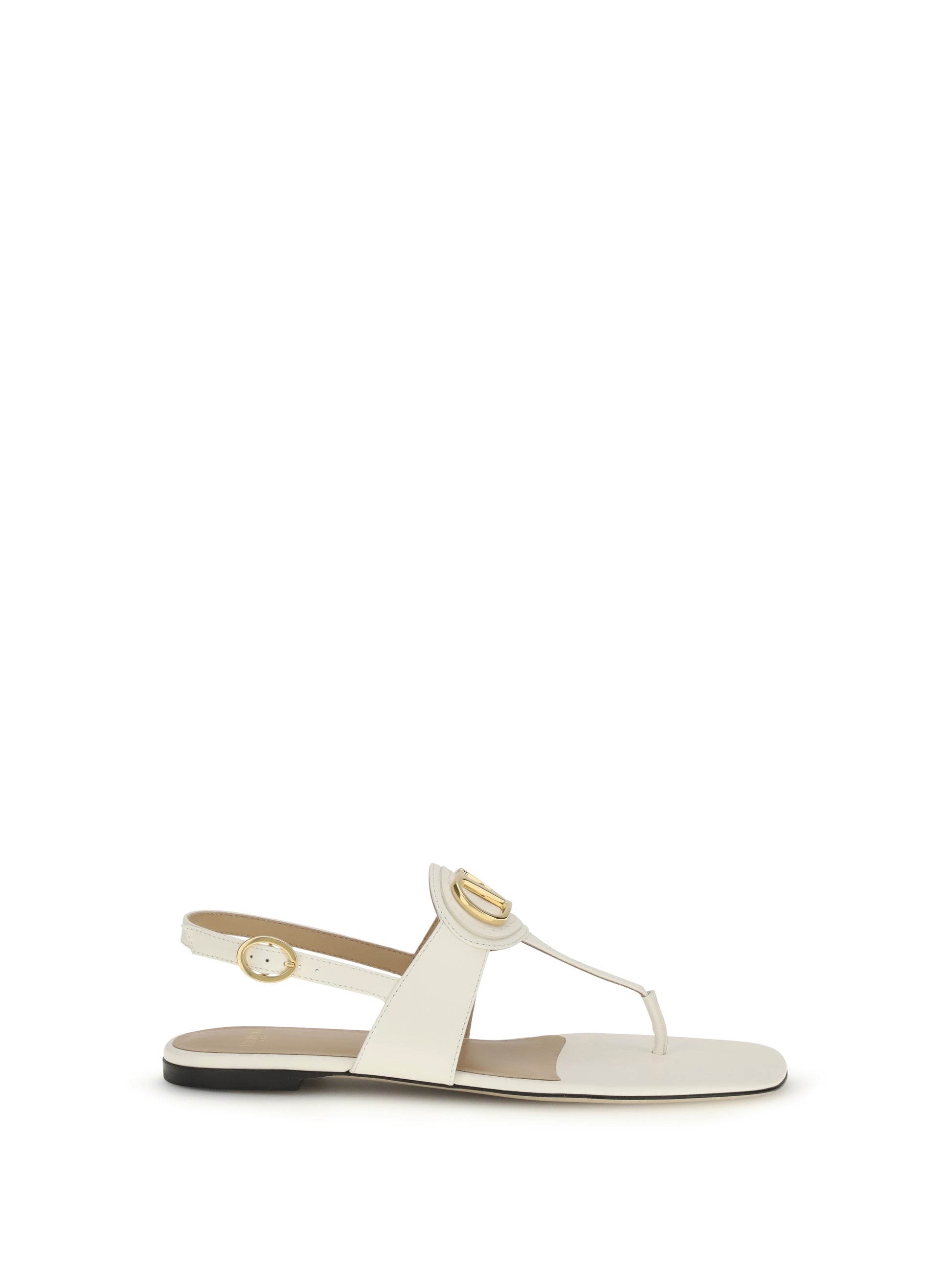 Valentino Garavani Women Leather Thong Sandals VALENTINO GARAVANI