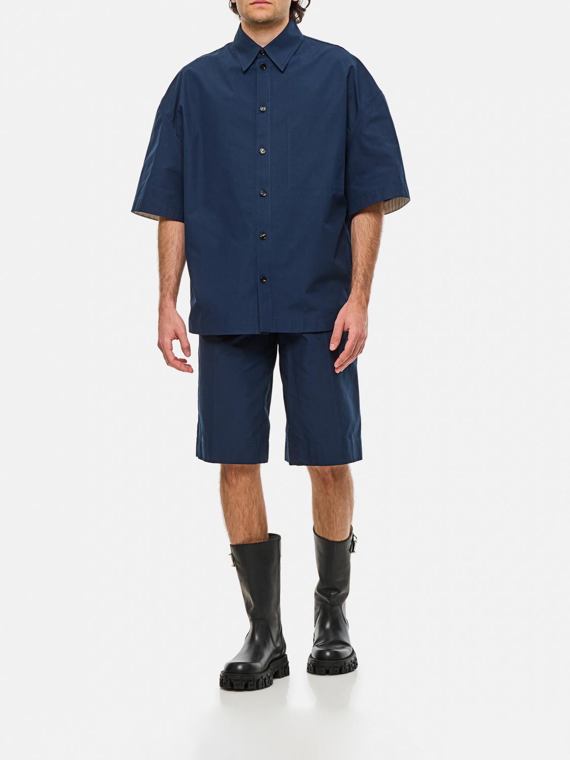 Bottega Veneta Shorts Men Blue BOTTEGA VENETA