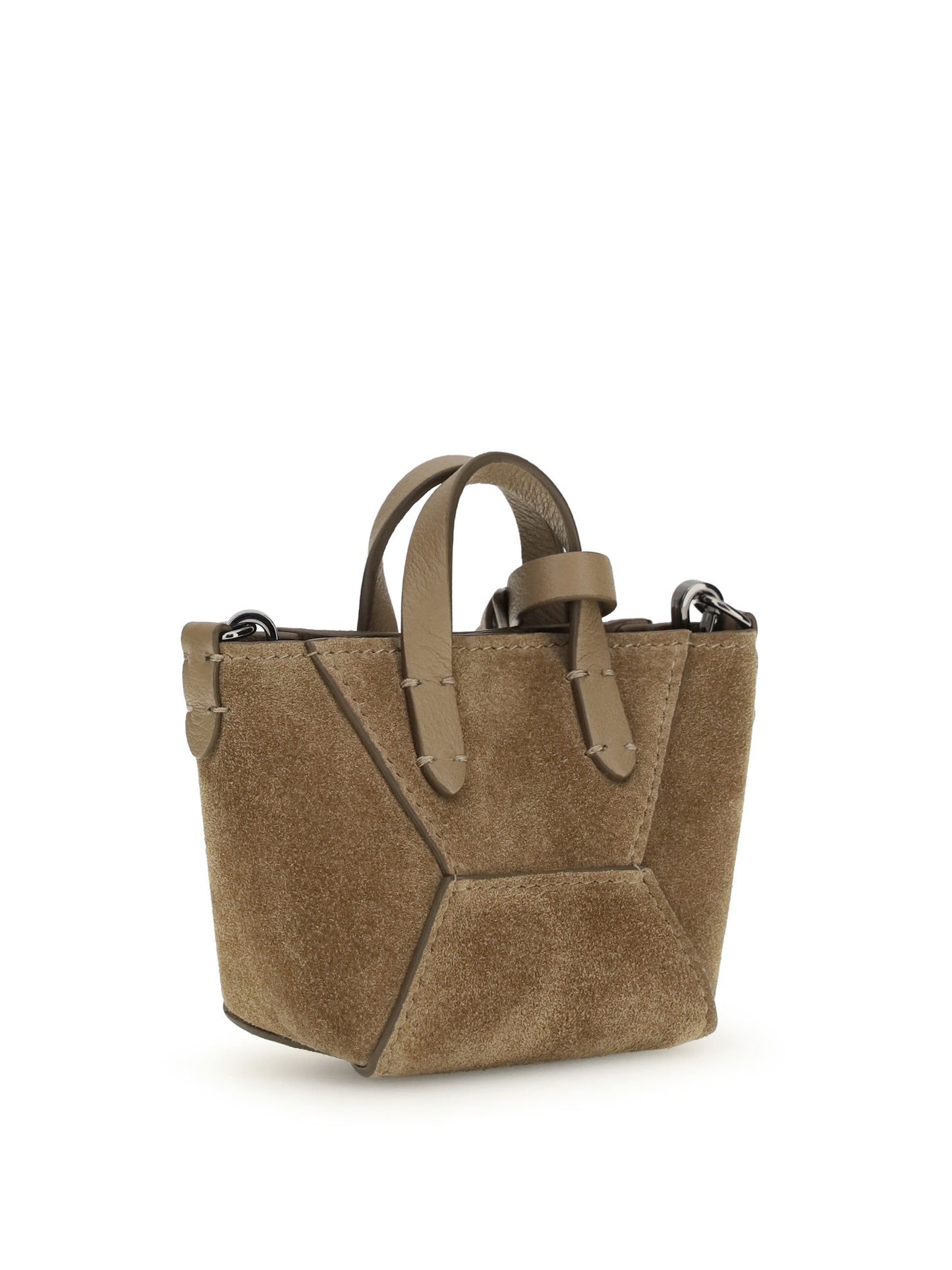Brunello Cucinelli Women Micro Suede Shoulder Bag BRUNELLO CUCINELLI