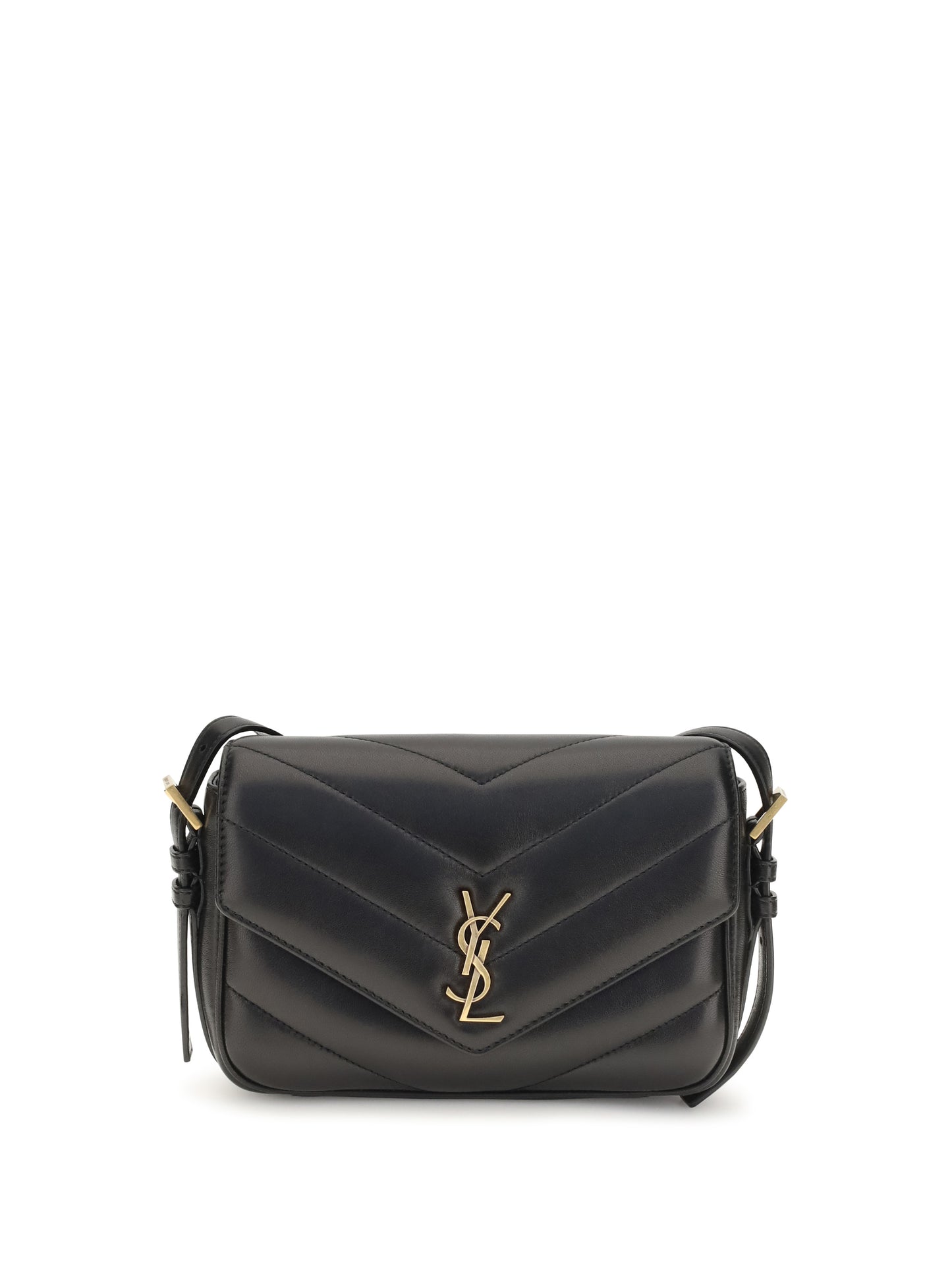 Saint Laurent Women Loulou Cassandre Toy Lambskin Shoulder Bag SAINT LAURENT