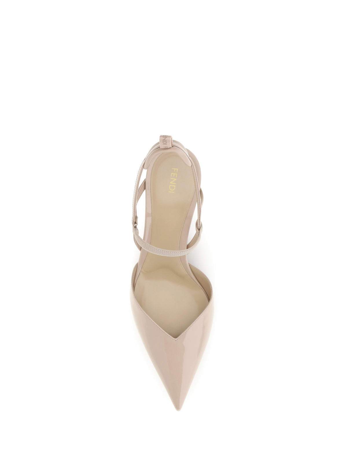 Fendi Women Patent Leather Colibrì Slingback Pumps FENDI