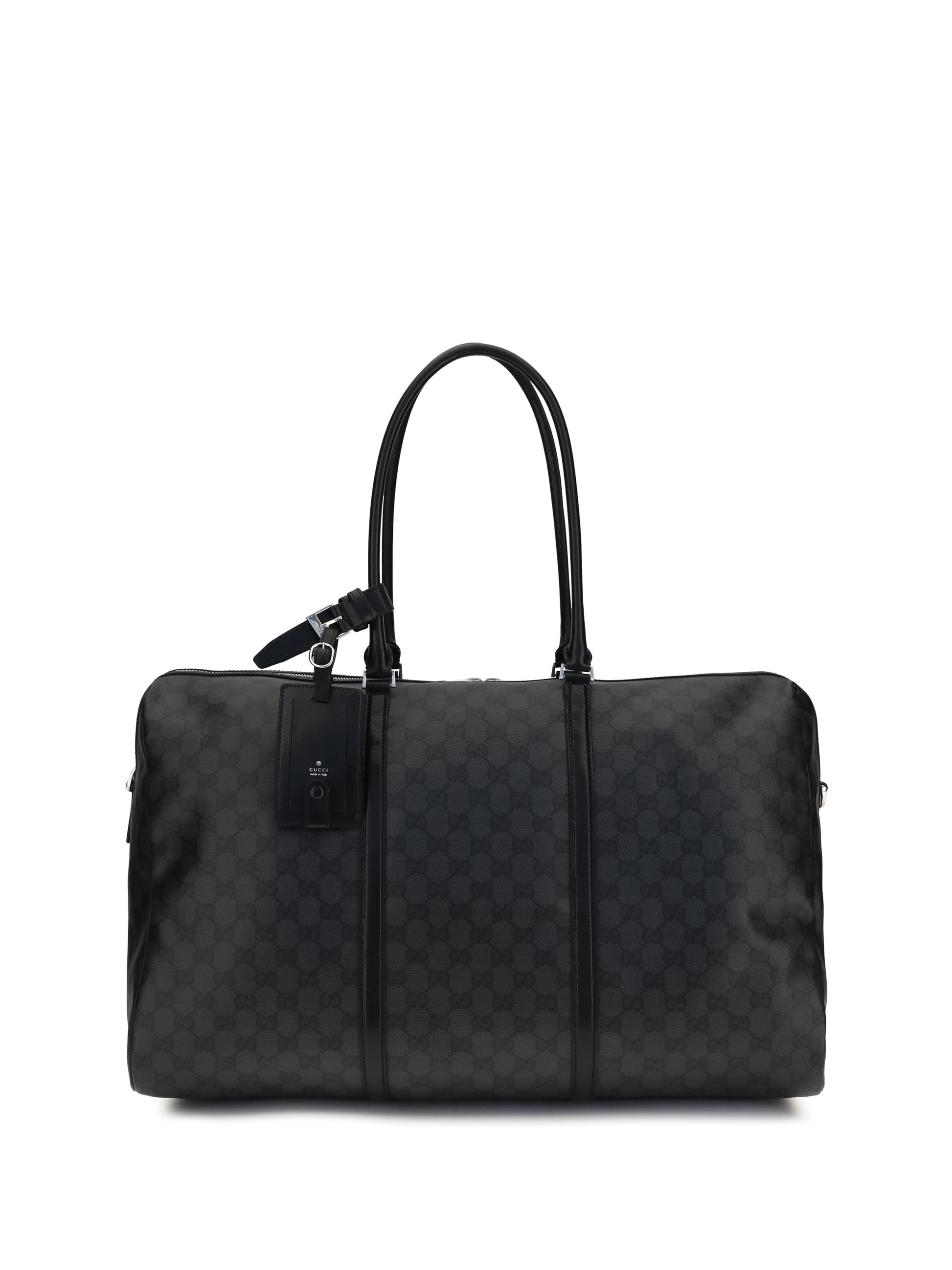 Gucci Women Gg Travel Bag With Web Stripe GUCCI