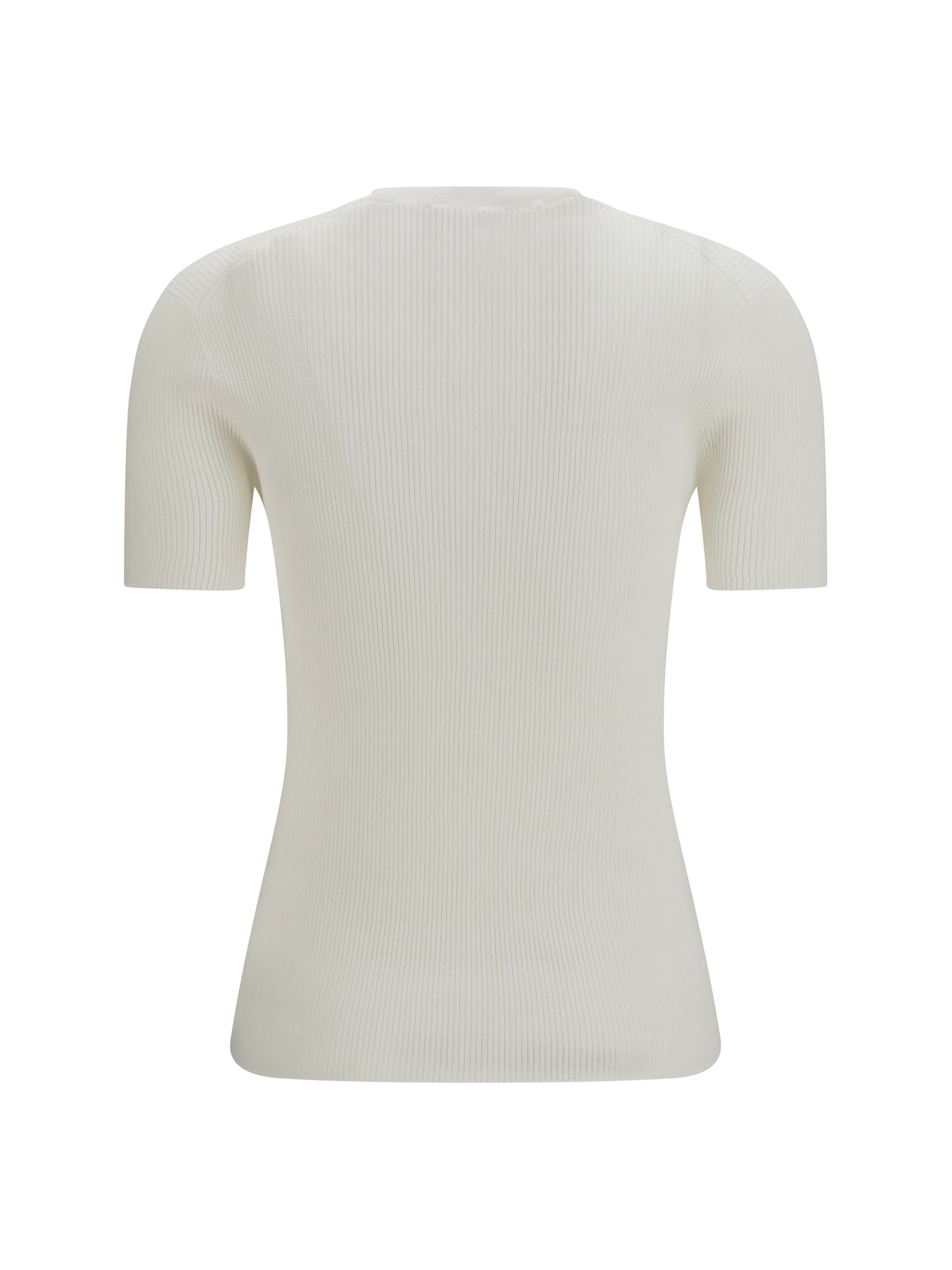 Fendi Women Short-Sleeve Cotton Sweater FENDI
