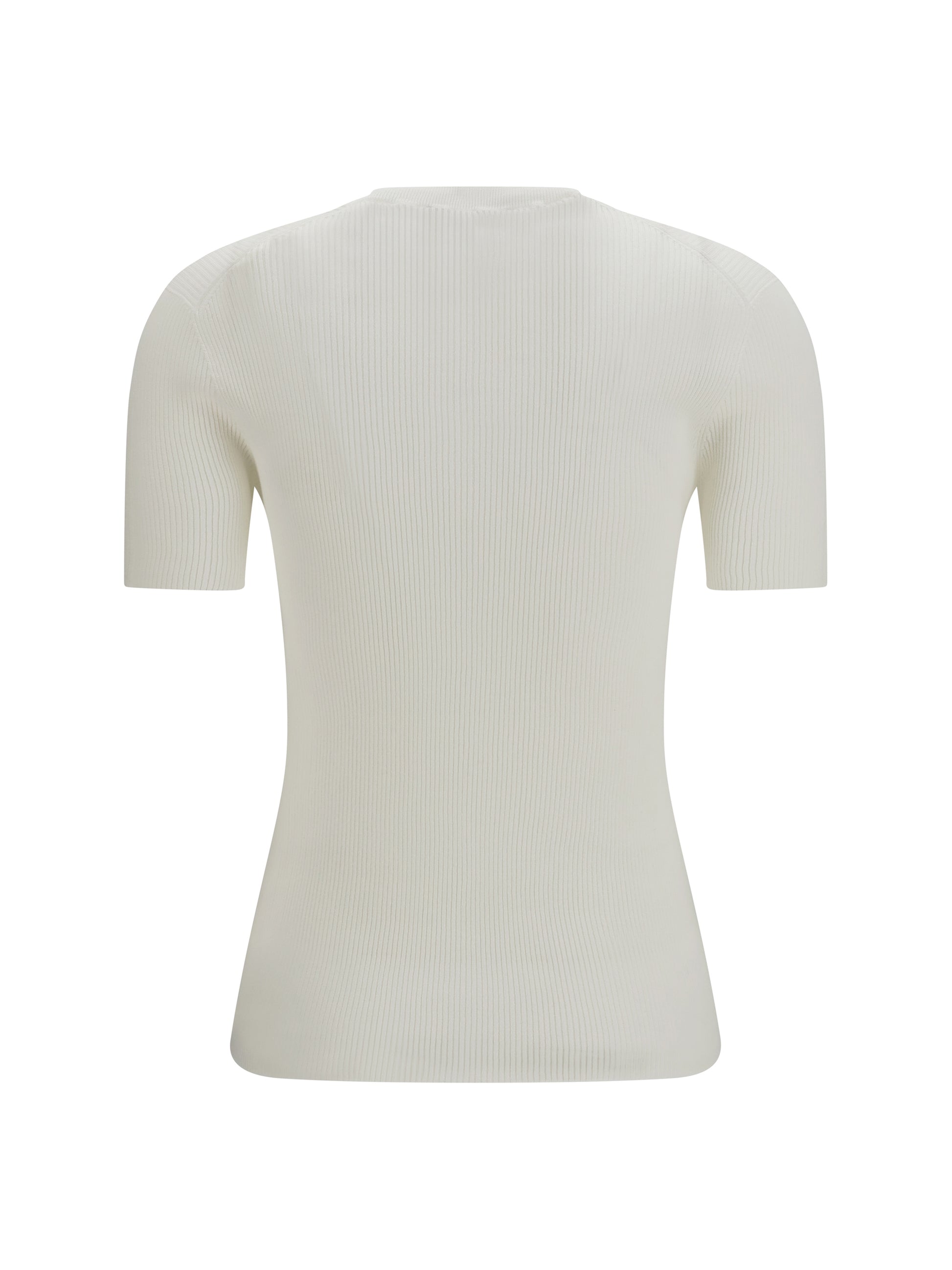 Fendi Women Short-Sleeve Cotton Sweater FENDI