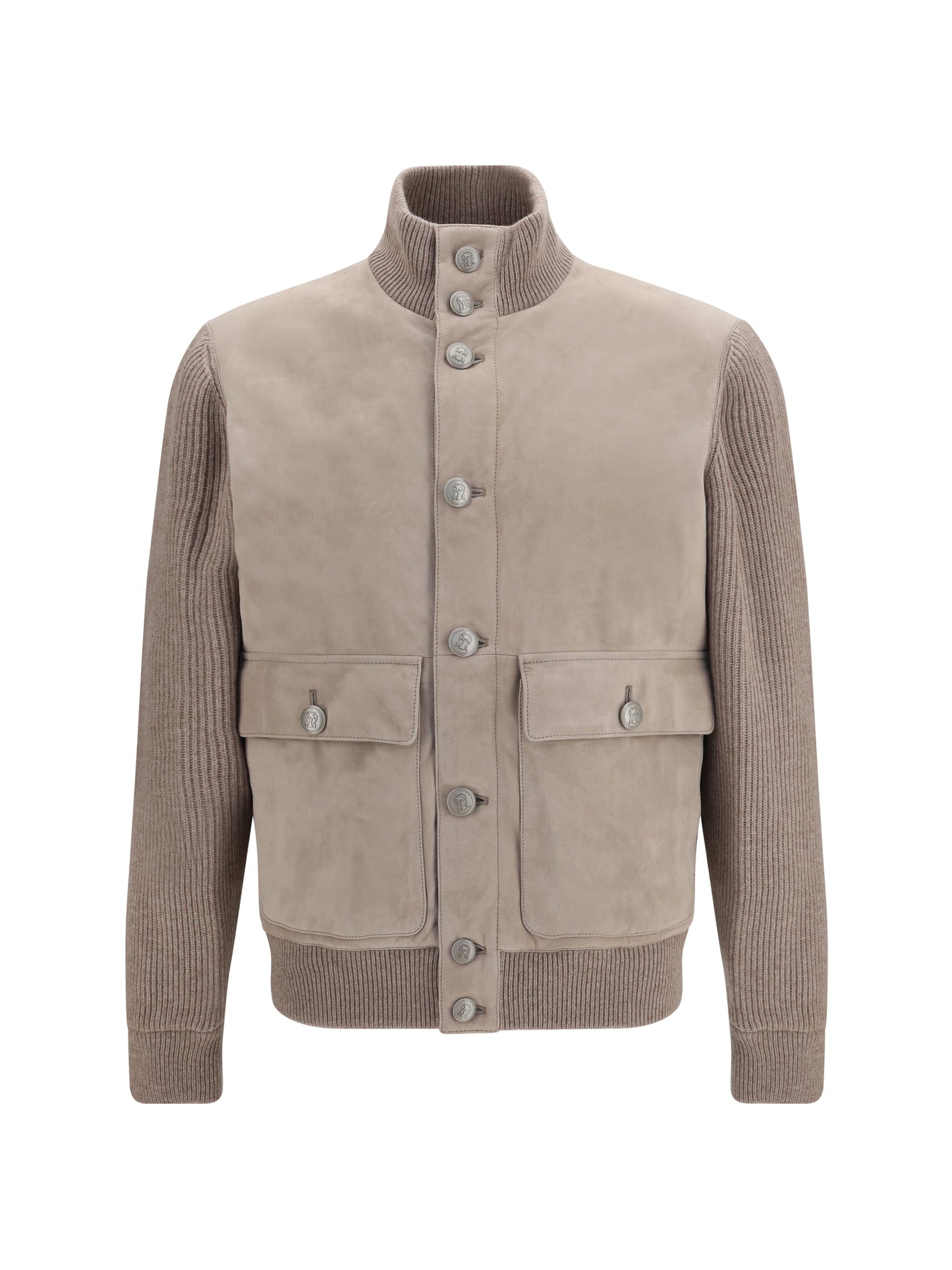 Brunello Cucinelli Men Suede Jacket BRUNELLO CUCINELLI