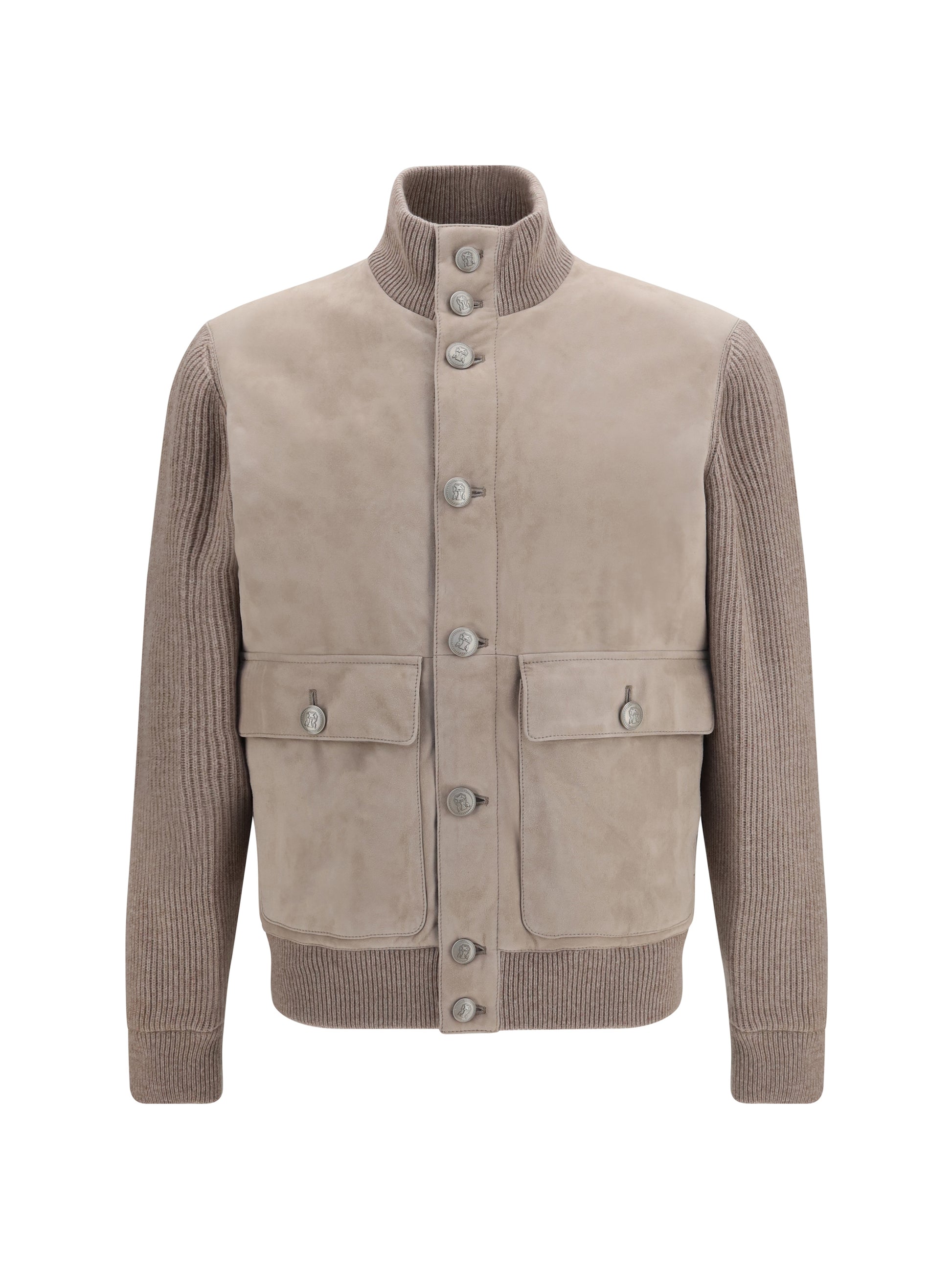 Brunello Cucinelli Men Suede Jacket BRUNELLO CUCINELLI