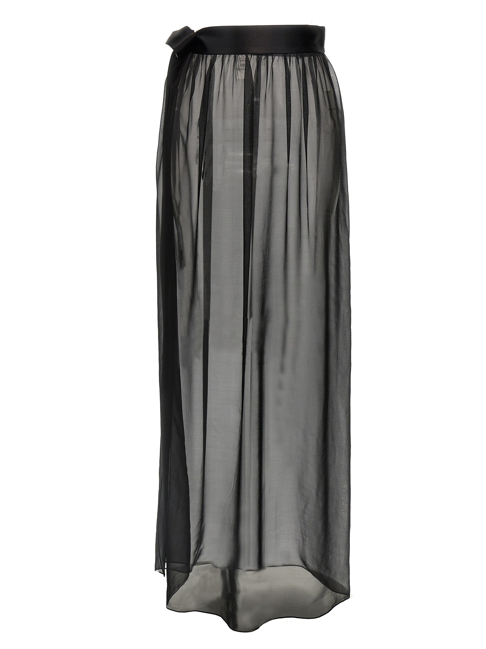 Dolce & Gabbana Women Chiffon Long Skirt DOLCE & GABBANA