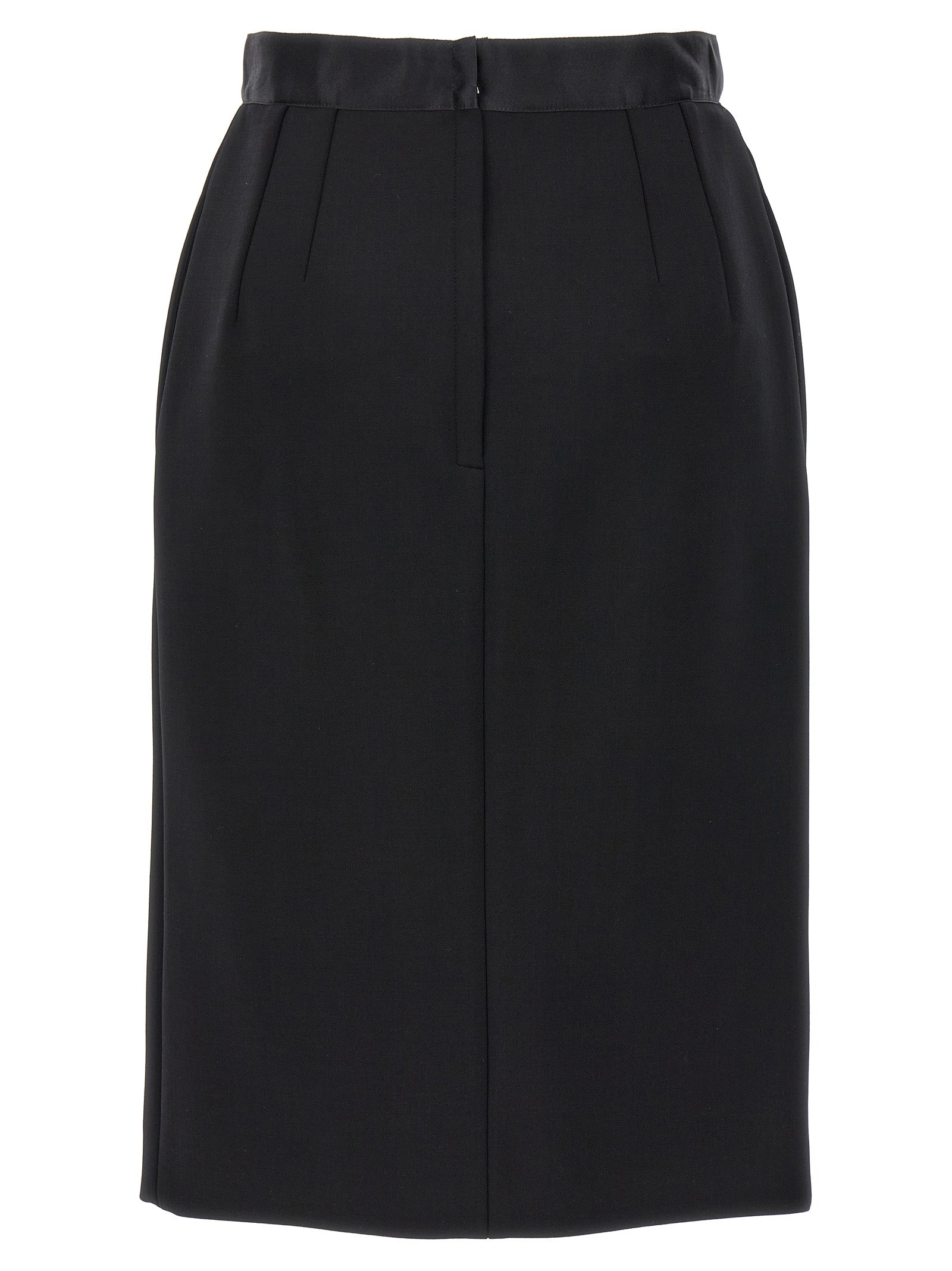 Dolce & Gabbana Women Wool Pencil Skirt DOLCE & GABBANA