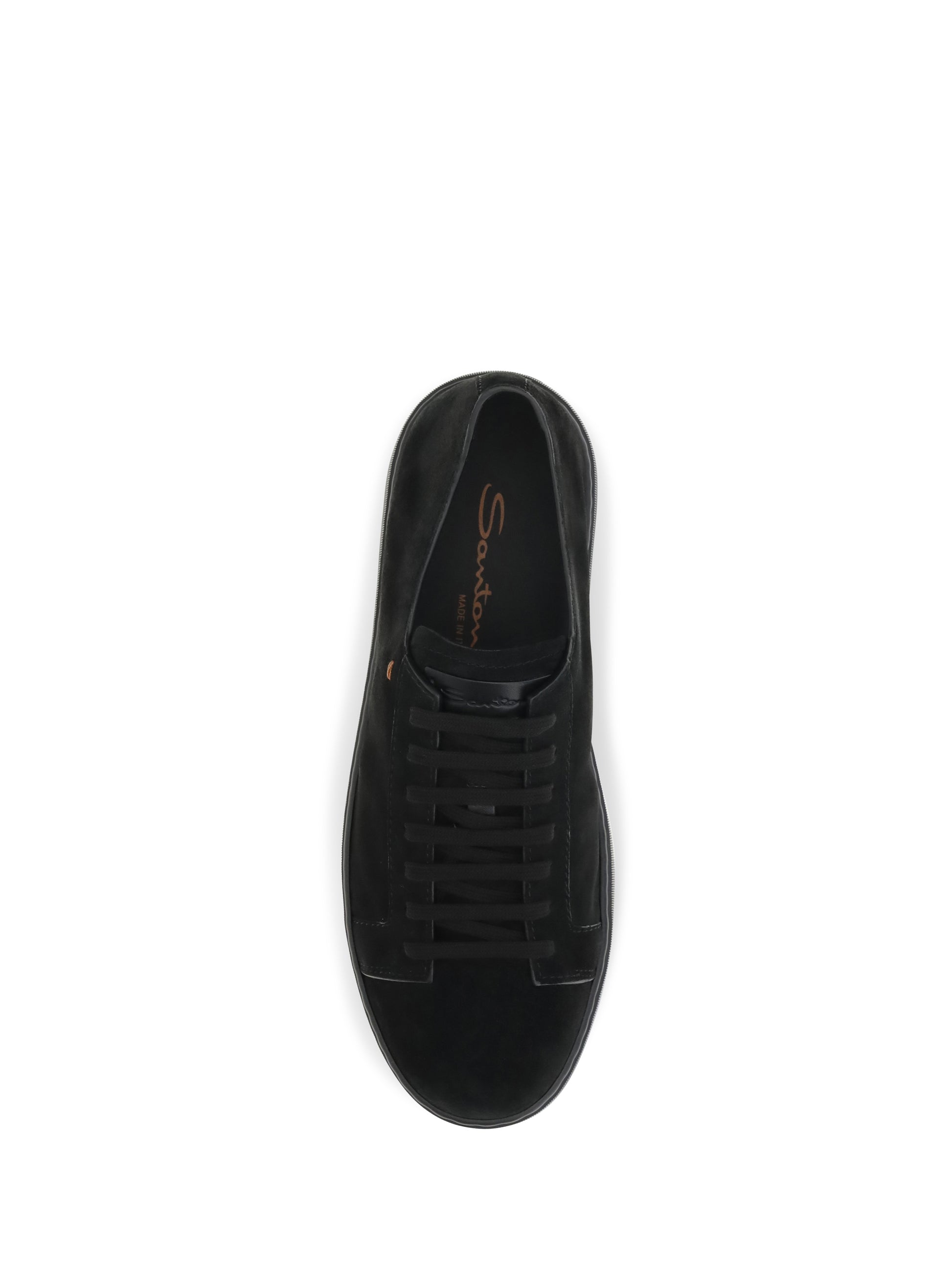 Santoni Men Suede Sneakers SANTONI