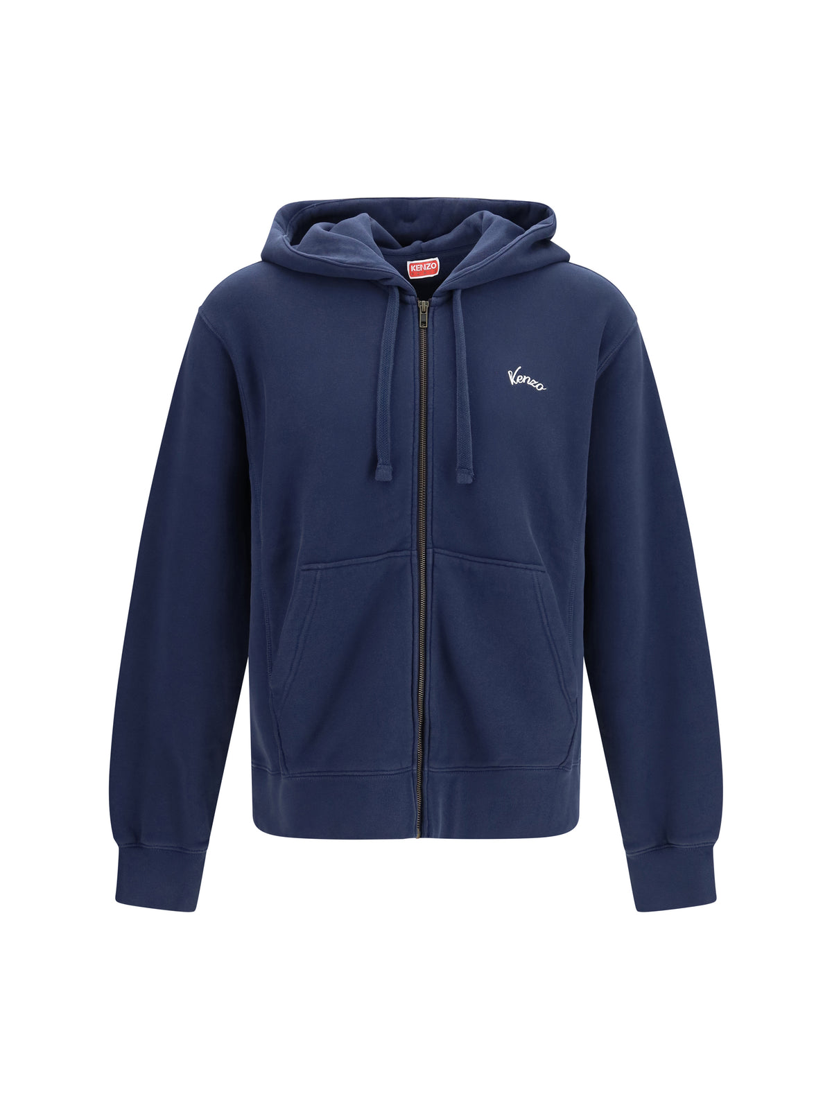 Kenzo Men Kenzo Eiffel Tower Design Cotton Hoodie KENZO