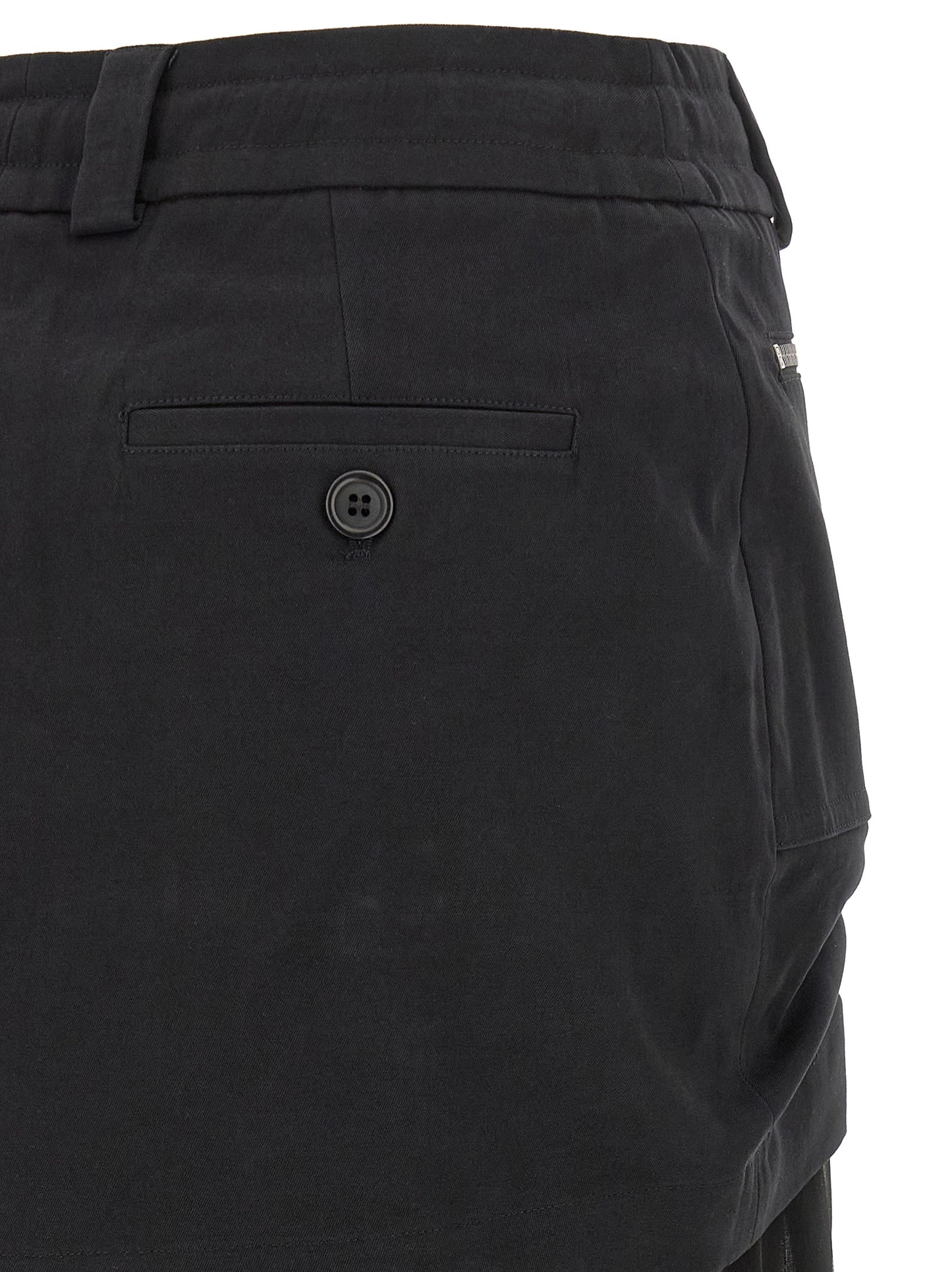 Dolce & Gabbana Women Twill And Chiffon Skirt DOLCE & GABBANA