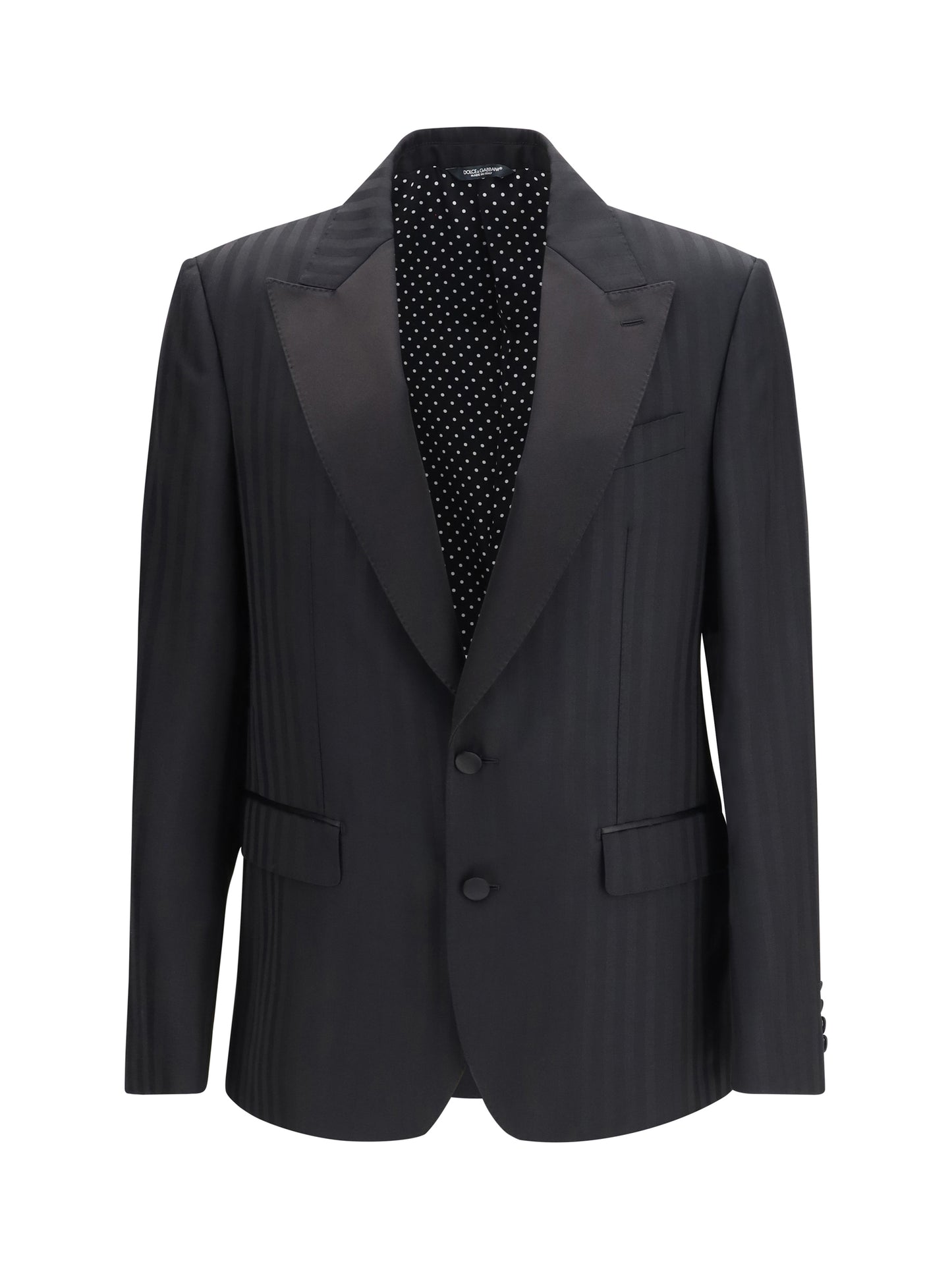 Dolce & Gabbana Men Striped Peak-Lapel Blazer DOLCE & GABBANA