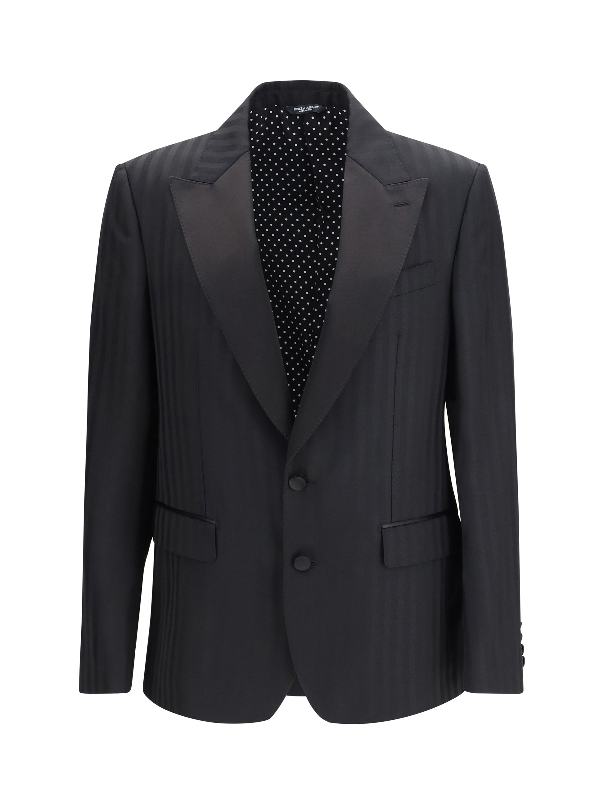 Dolce & Gabbana Men Striped Peak-Lapel Blazer DOLCE & GABBANA