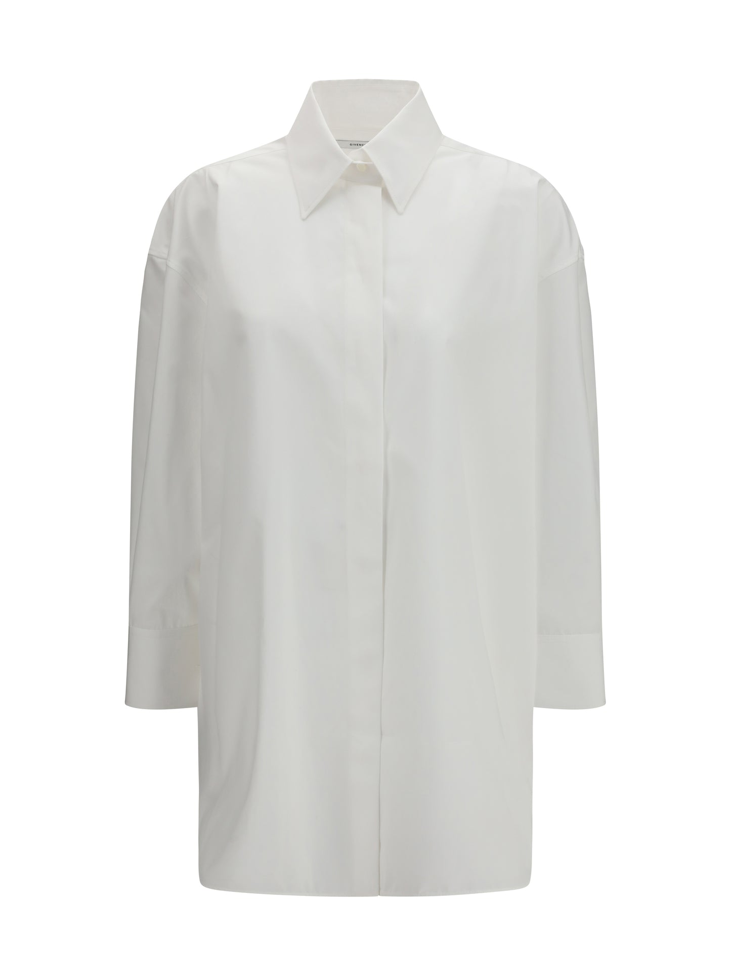 Givenchy Women Backless Cotton Shirt GIVENCHY