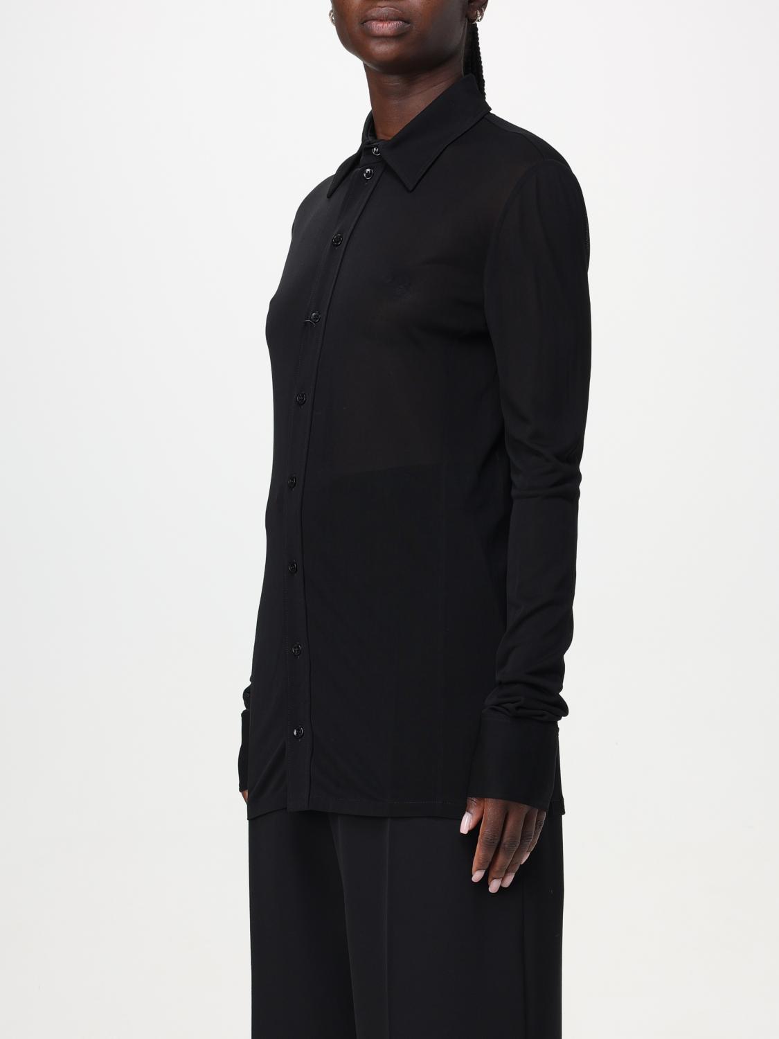 Saint Laurent Shirt Woman Black SAINT LAURENT