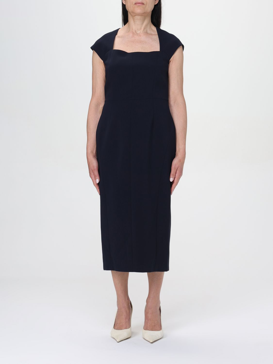 Max Mara Studio Dress Woman Blue MAX MARA STUDIO