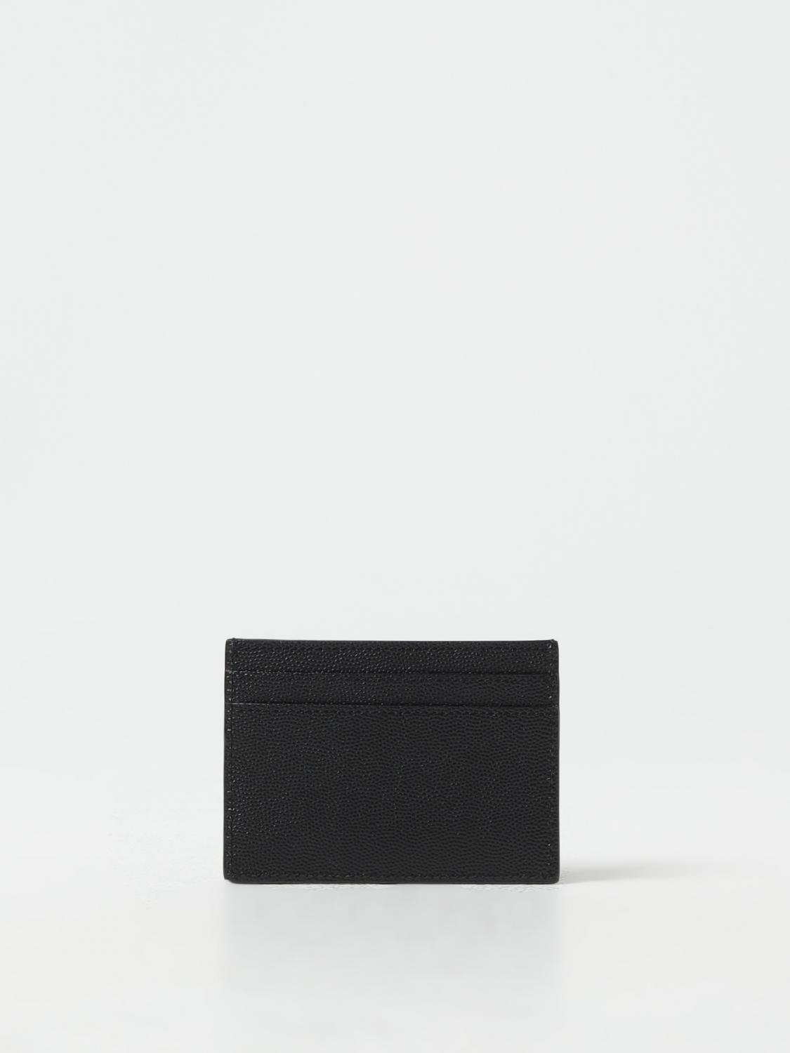 Saint Laurent Wallet Men Black SAINT LAURENT