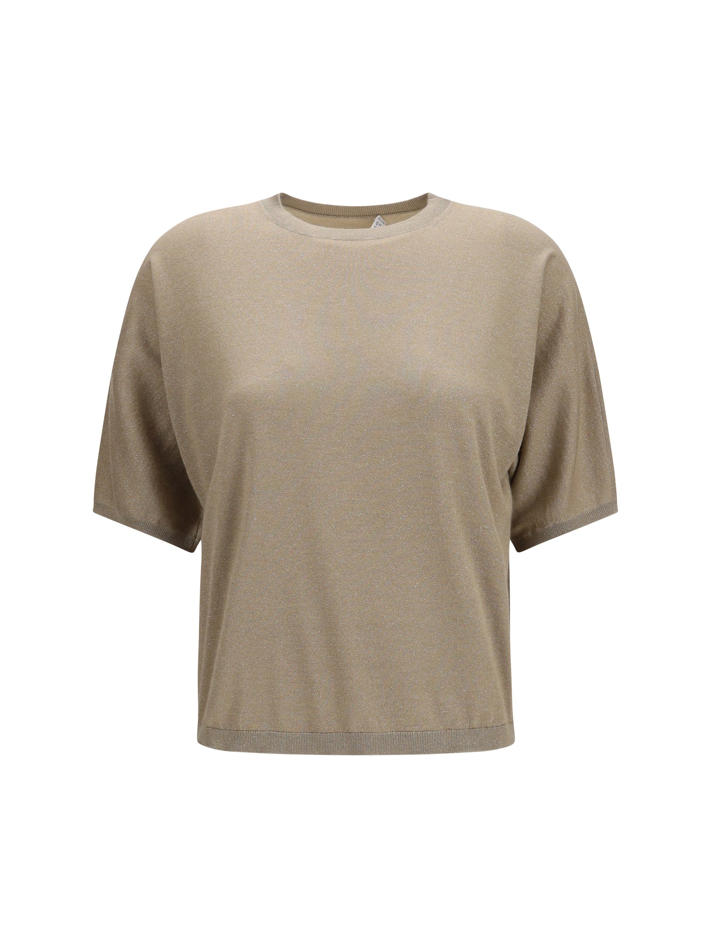 Brunello Cucinelli Women Short-Sleeve Cashmere And Silk Sweater BRUNELLO CUCINELLI