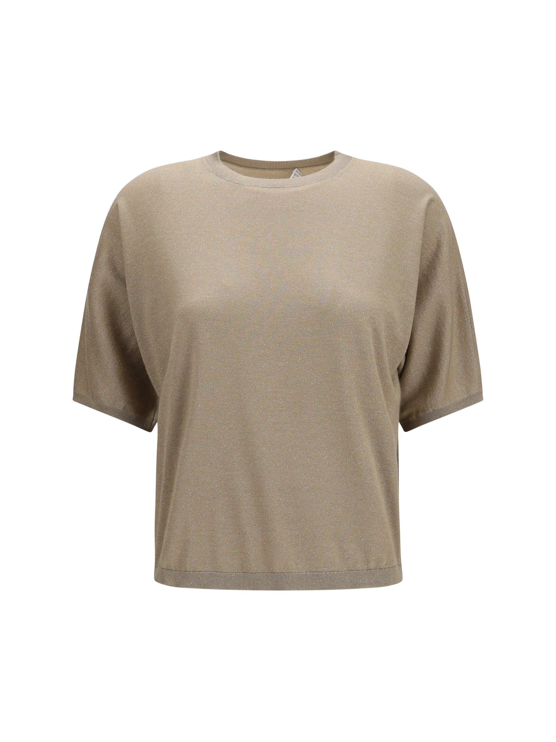Brunello Cucinelli Women Short-Sleeve Cashmere And Silk Sweater BRUNELLO CUCINELLI