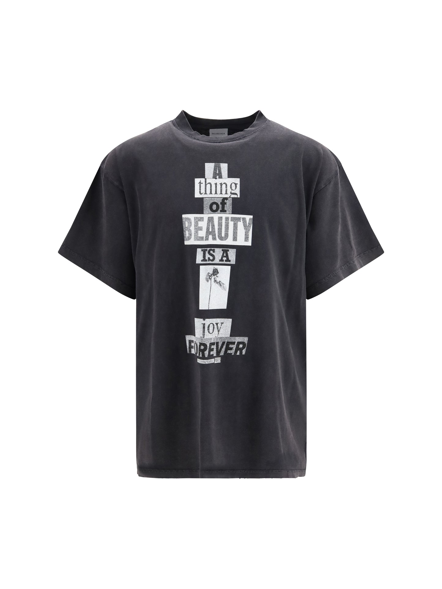 Balenciaga Men Gradient-Print T-Shirt BALENCIAGA