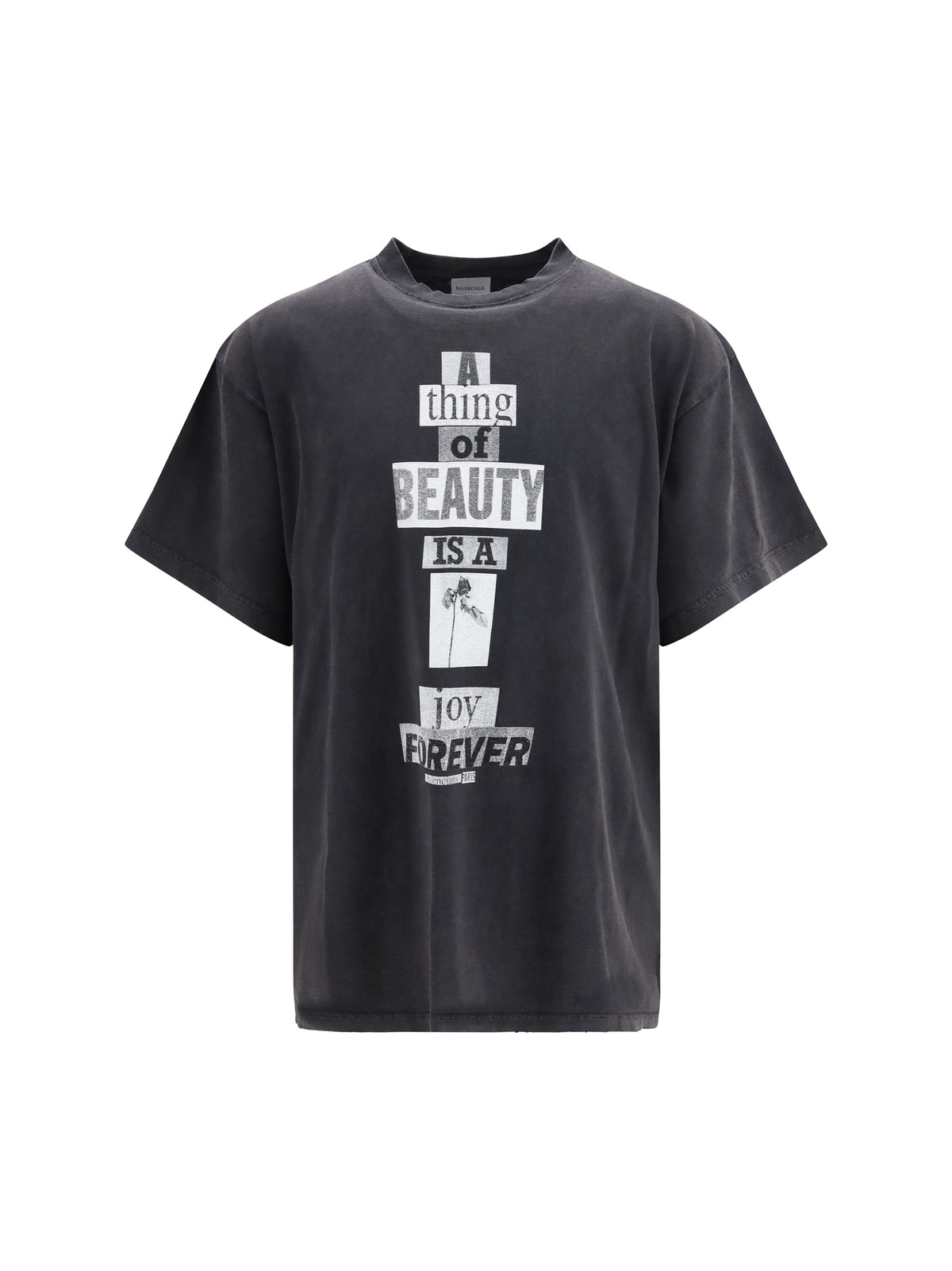 Balenciaga Men Gradient-Print T-Shirt BALENCIAGA