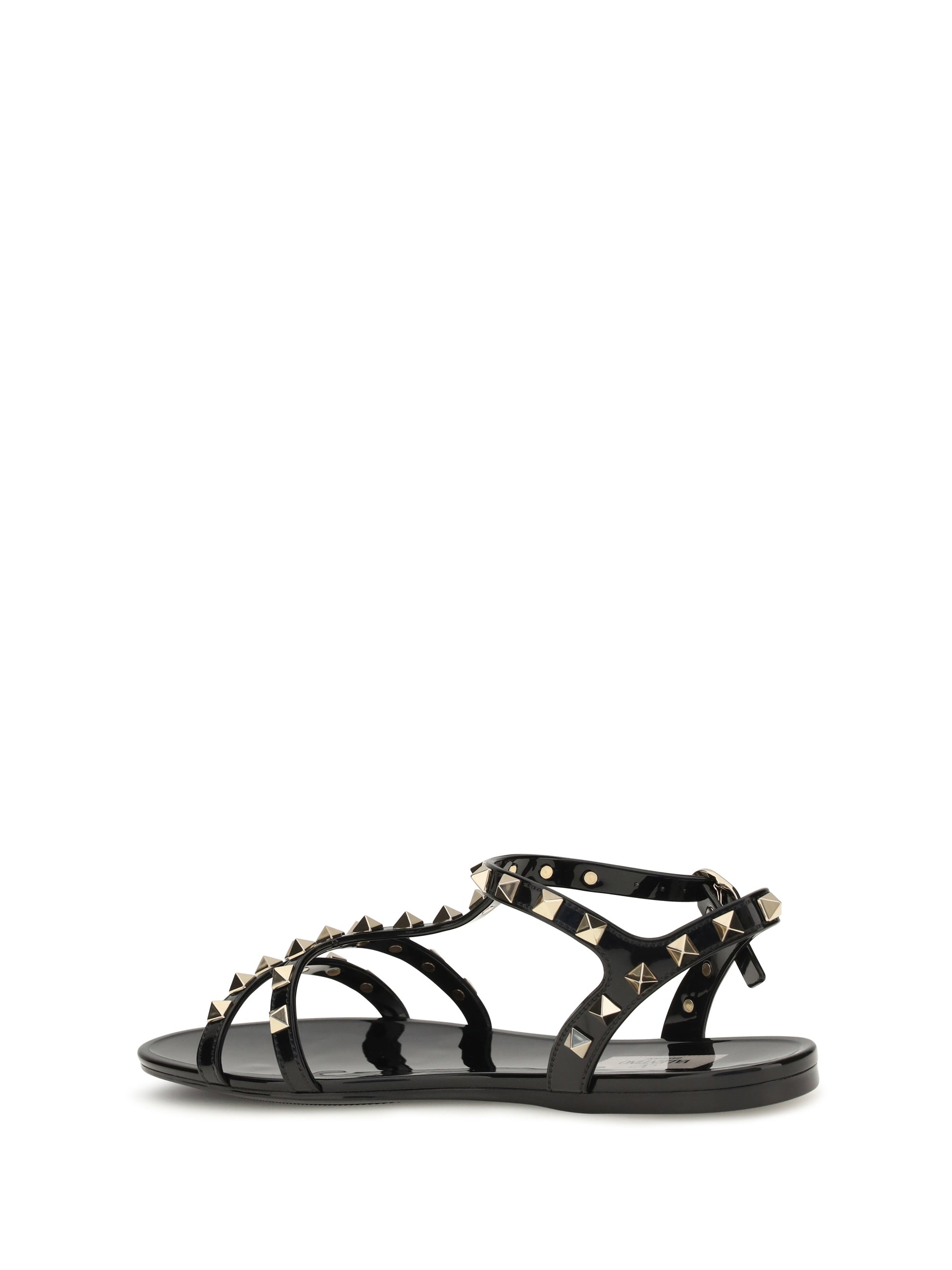 Valentino Garavani Women Rubber Rockstud Sandals VALENTINO GARAVANI