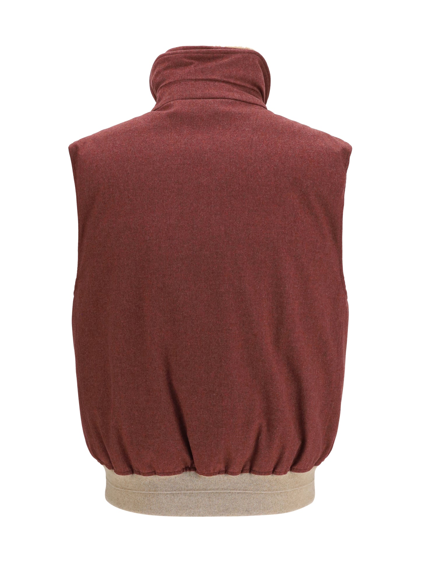 Brunello Cucinelli Men Wool Padded Vest BRUNELLO CUCINELLI