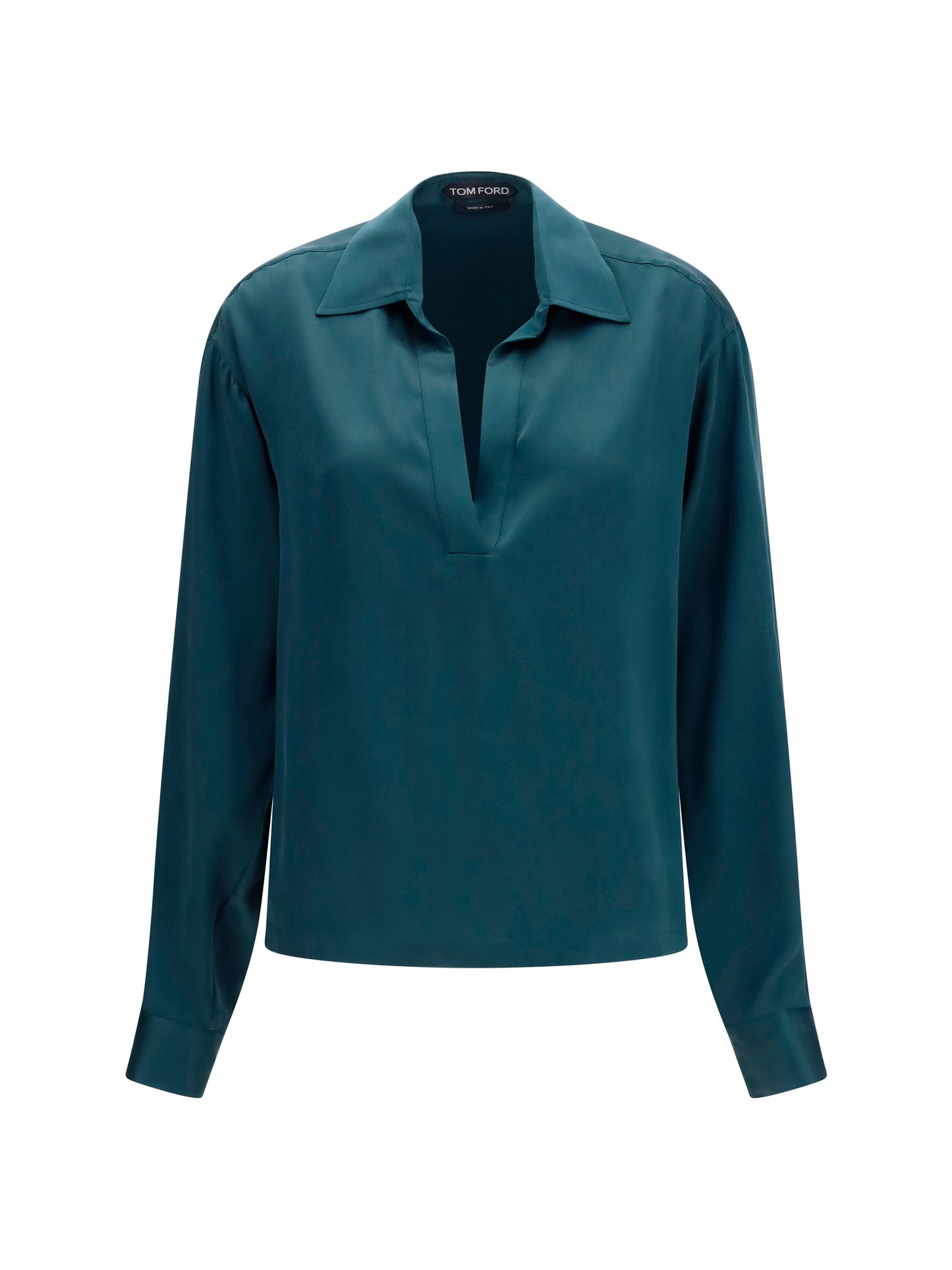 Tom Ford Women Deep V-Neck Silk Shirt