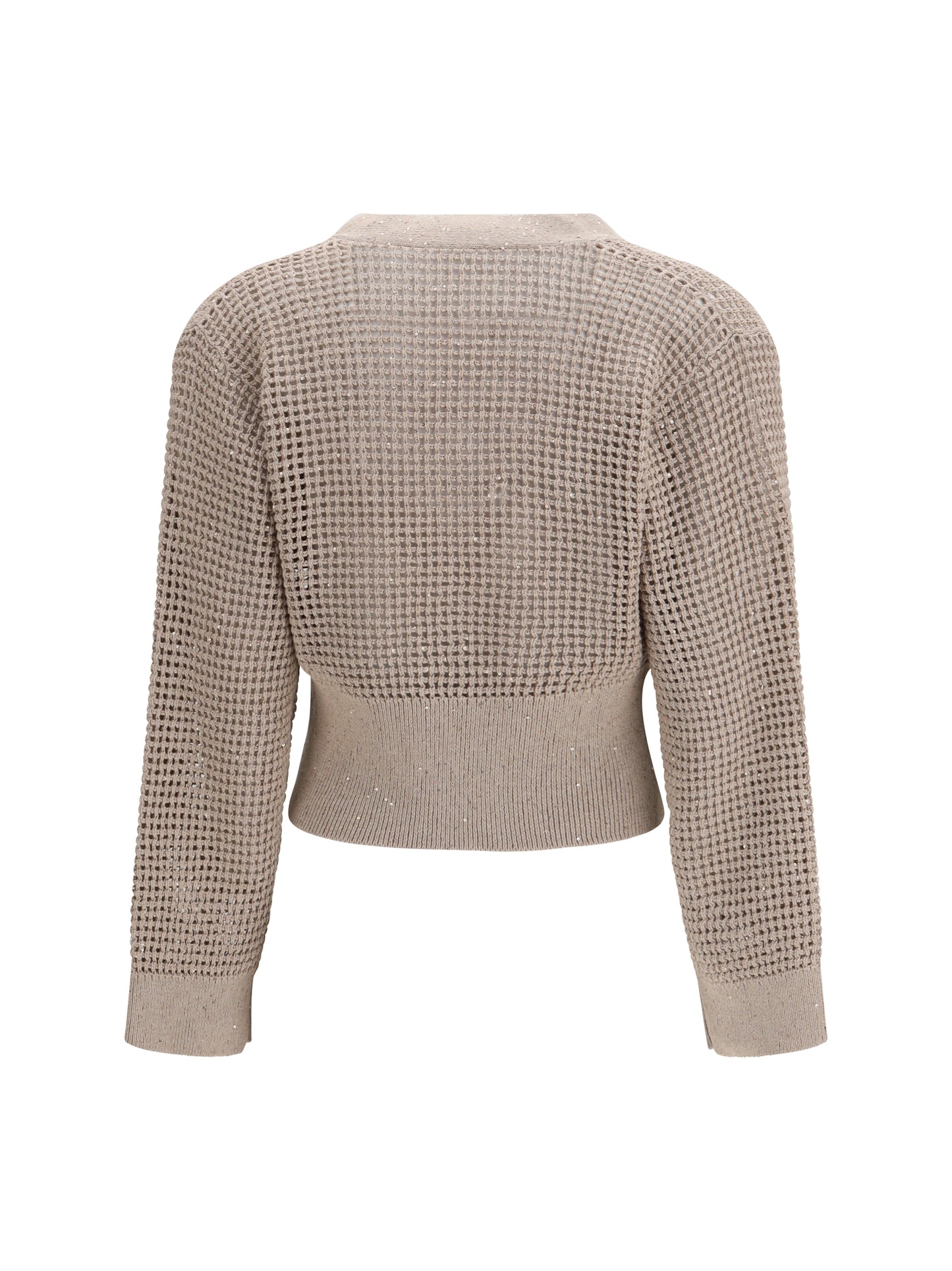 Brunello Cucinelli Women Sequined Mesh Cardigan BRUNELLO CUCINELLI