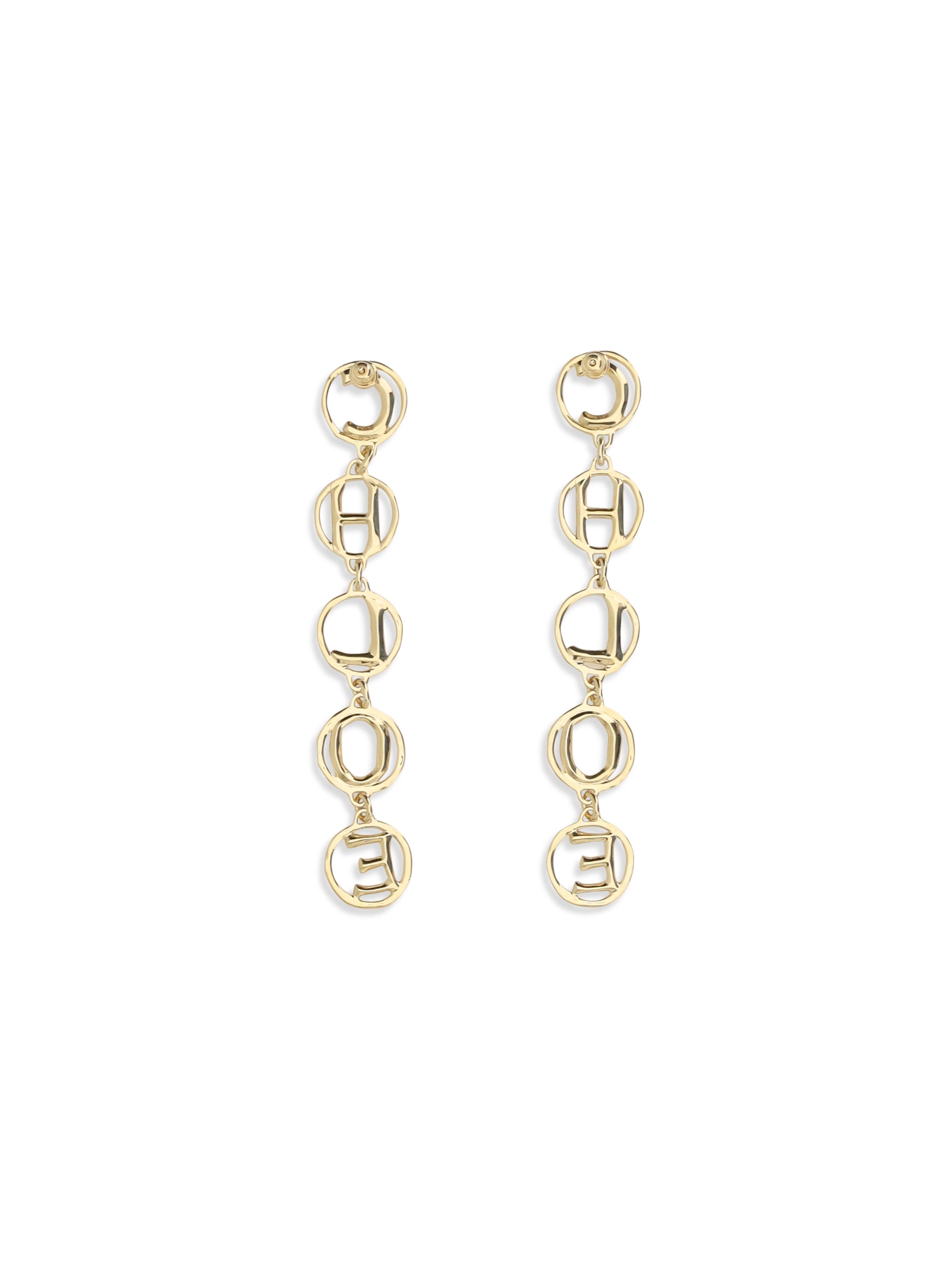 Chloé Women Script Drop Earrings CHLOE