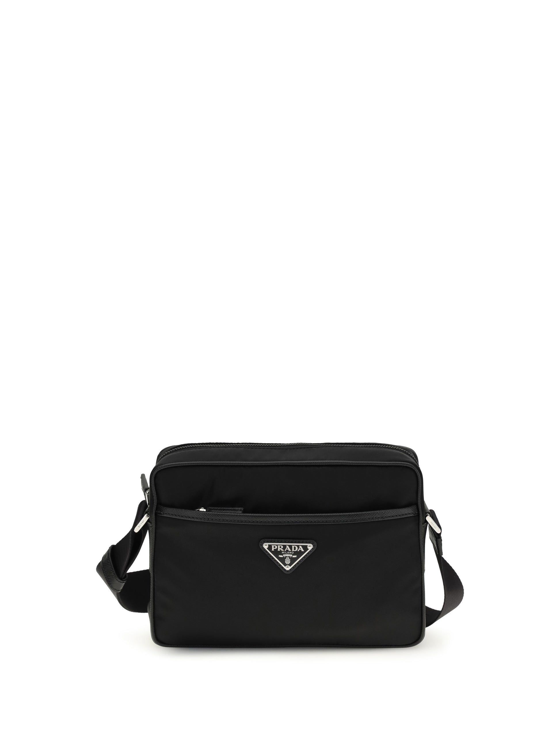 Prada Men Re-Nylon And Saffiano Shoulder Bag PRADA