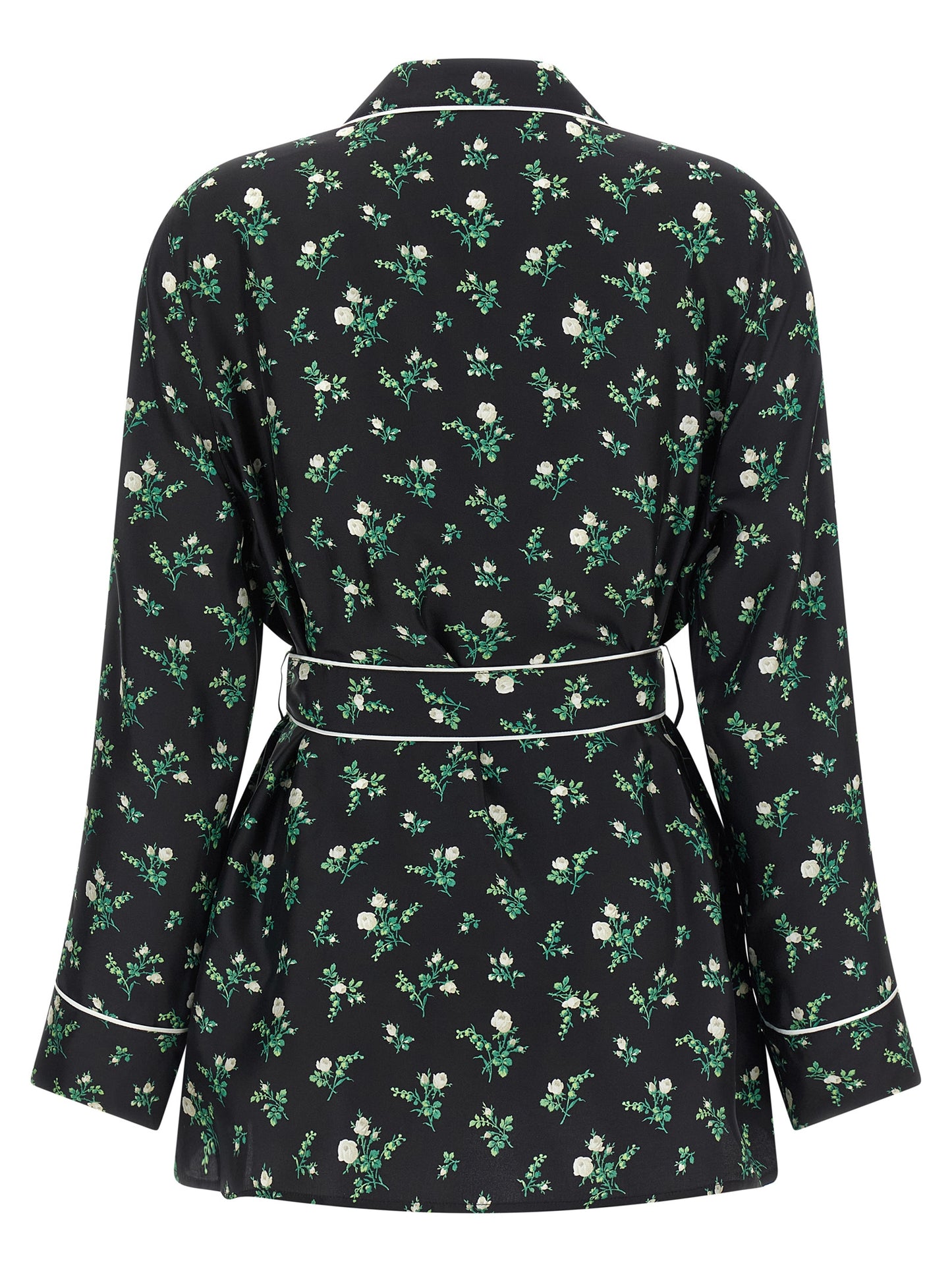 Dolce & Gabbana Women Roselline And Lily Of The Lilies Of The Flowers Printed Shirt DOLCE & GABBANA