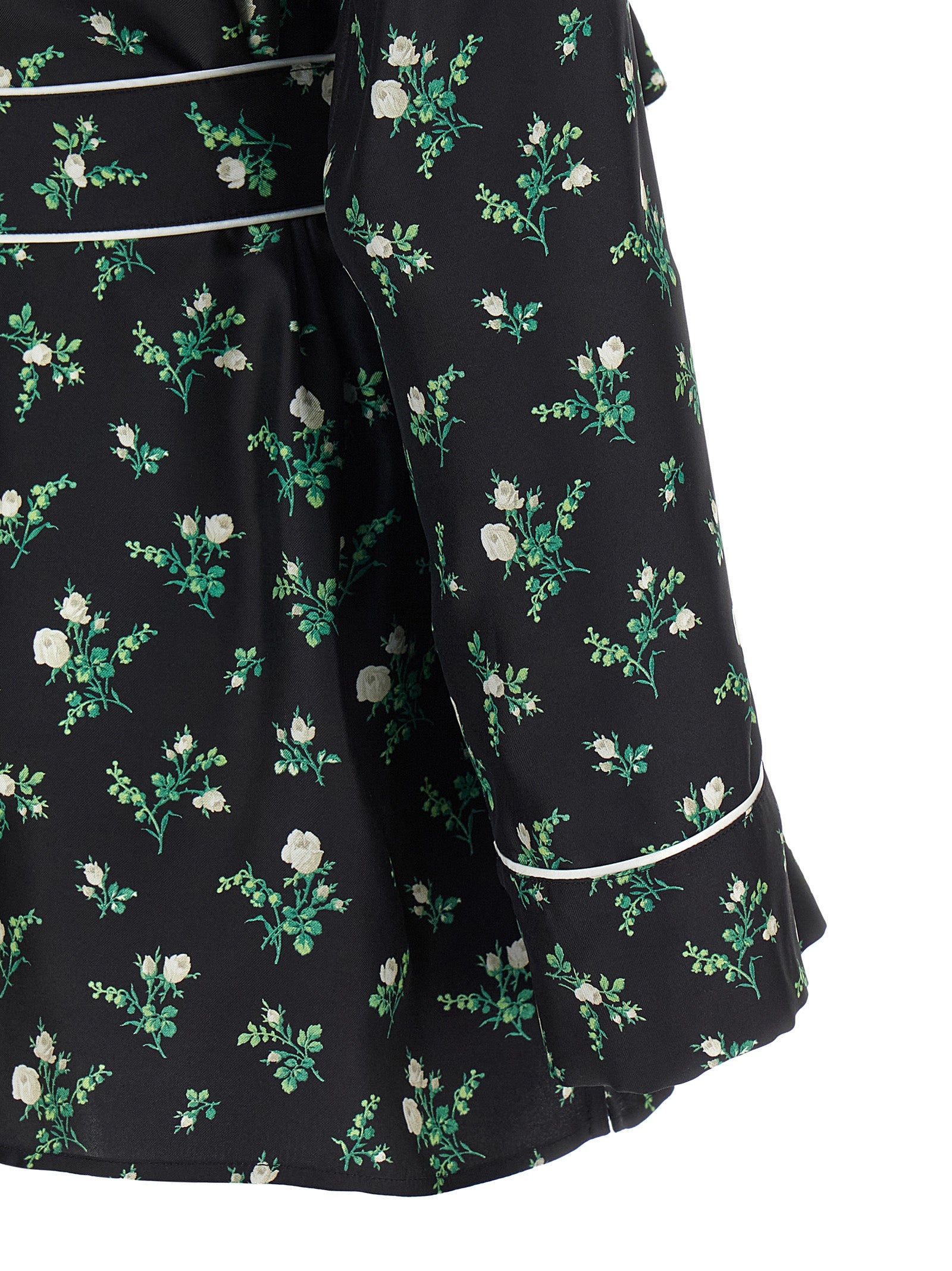 Dolce & Gabbana Women Roselline And Lily Of The Lilies Of The Flowers Printed Shirt DOLCE & GABBANA