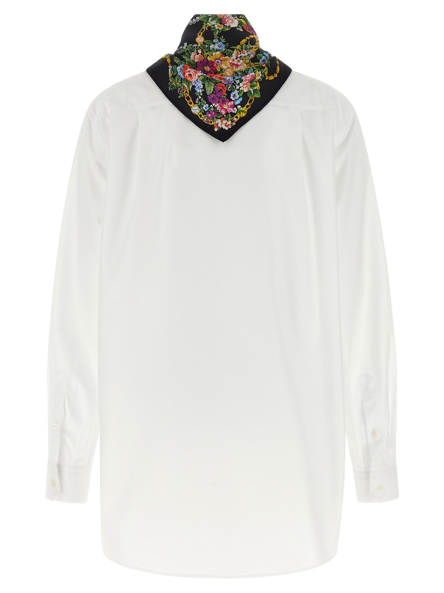 Dolce & Gabbana Women Shirt With Scarf DOLCE & GABBANA