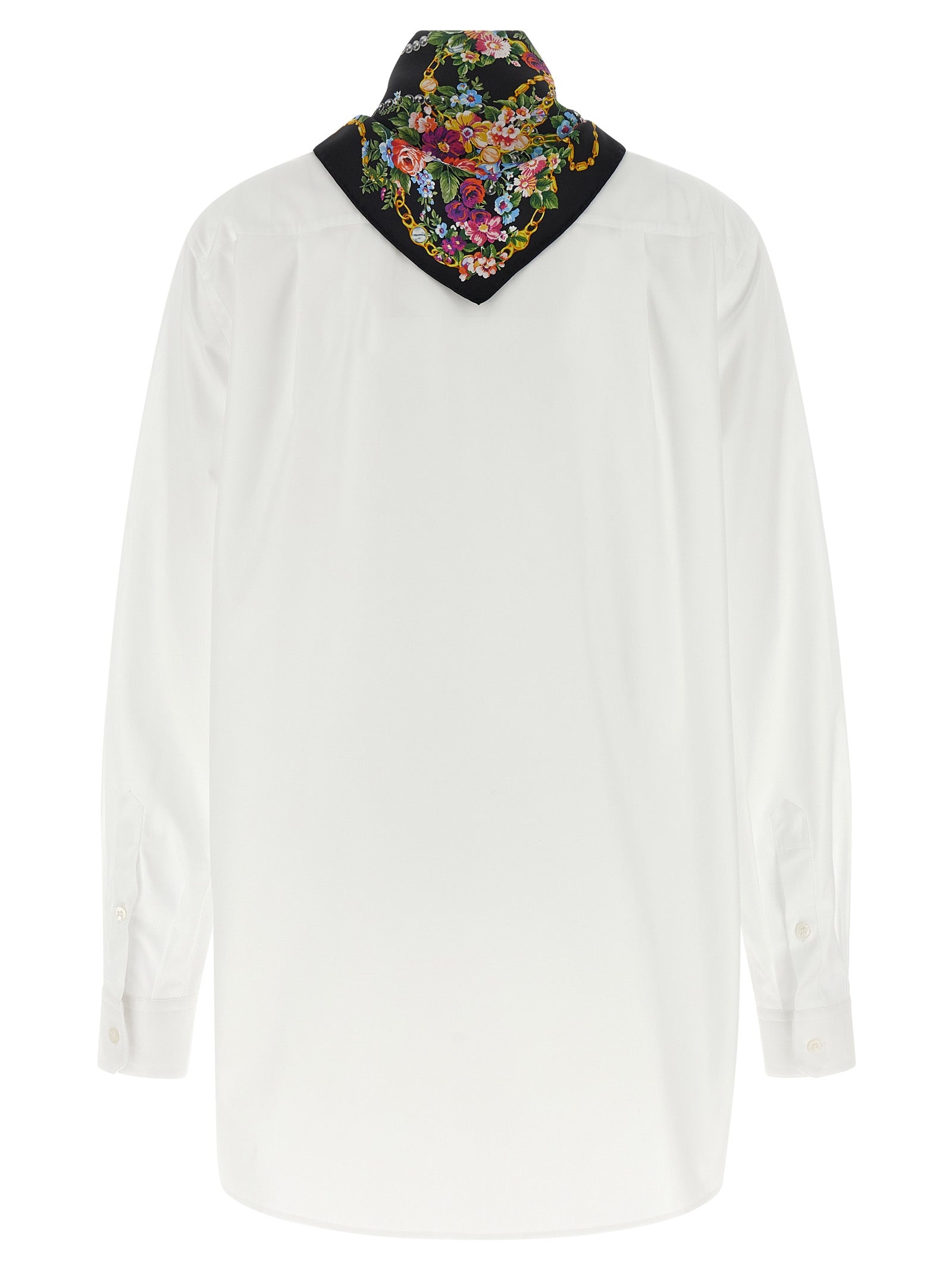 Dolce & Gabbana Women Shirt With Scarf DOLCE & GABBANA