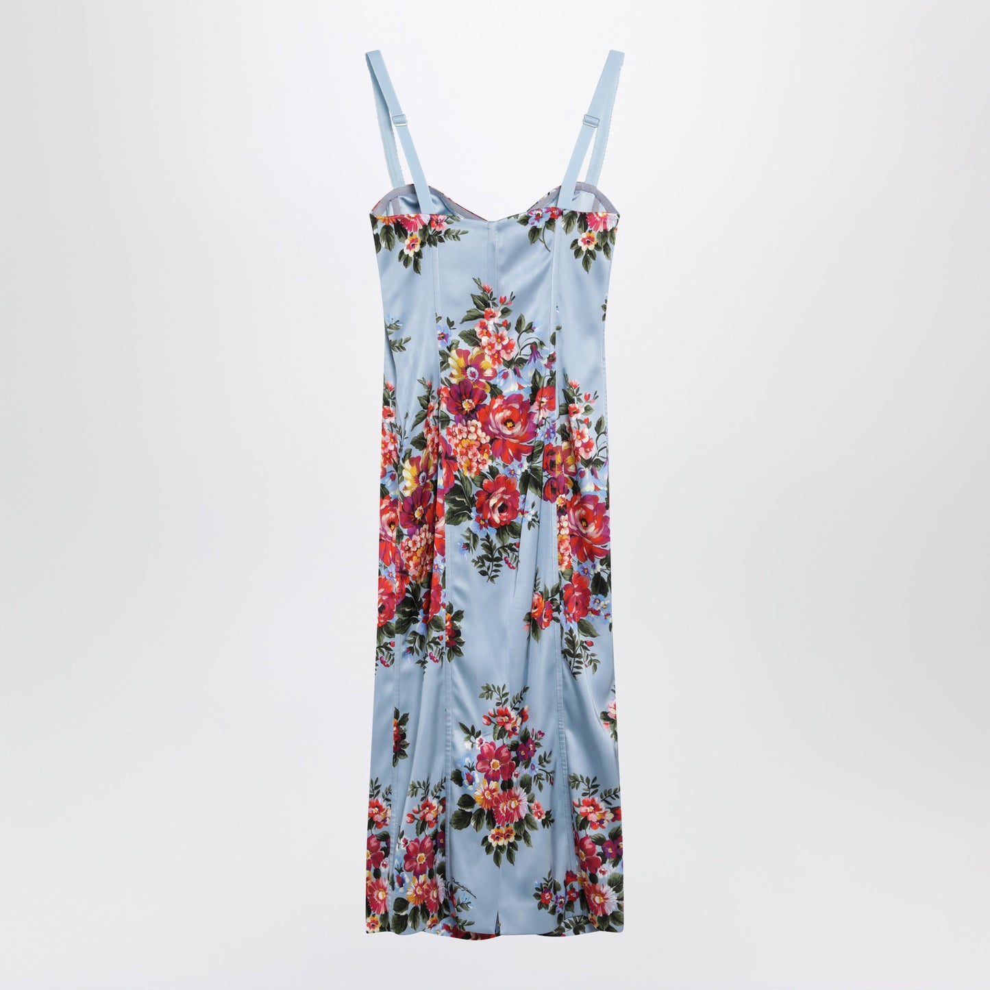 Dolce&Gabbana Midi Dress In Twill With Floral Print Women DOLCE & GABBANA